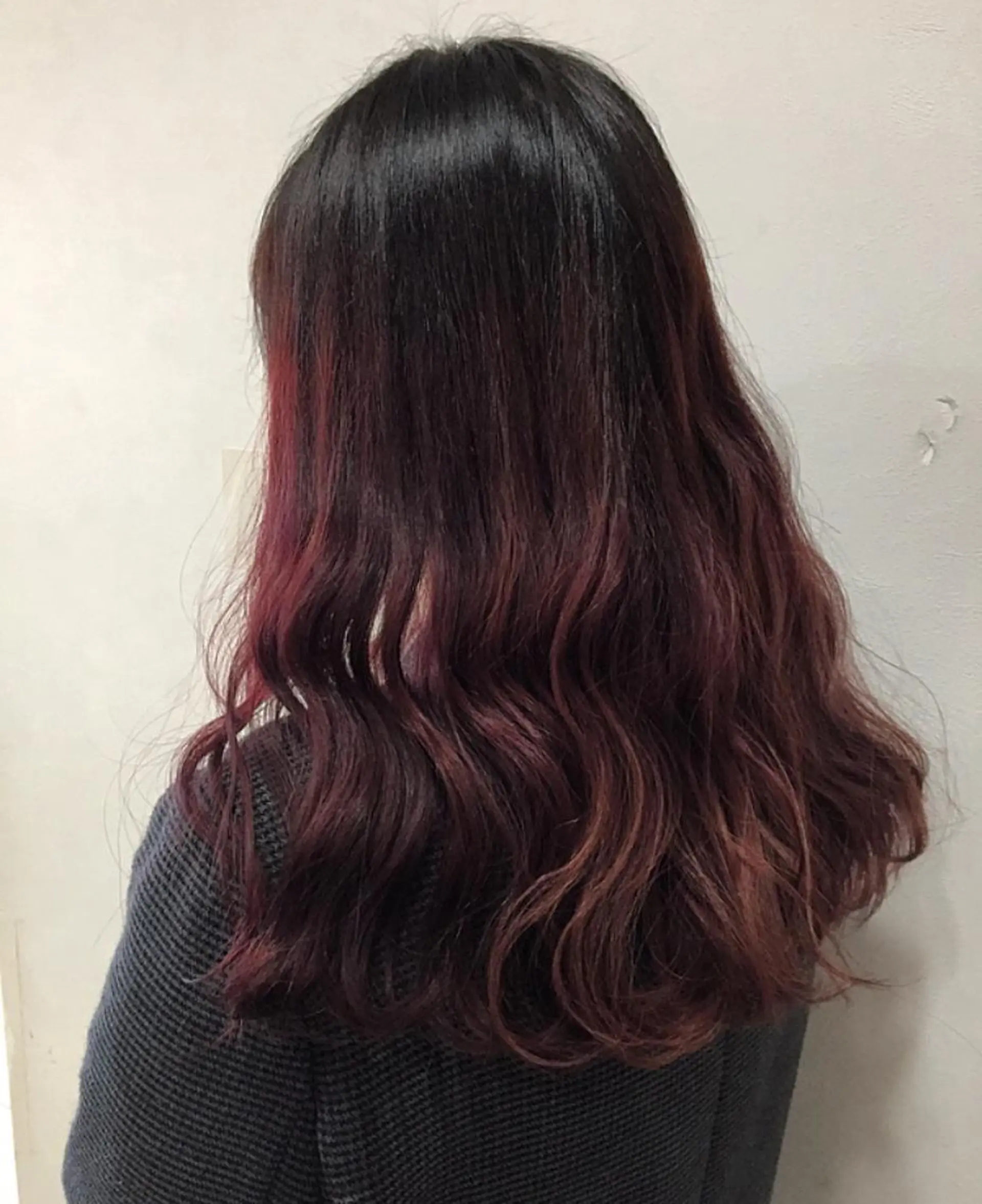 ロング カラー グラデーションカラー 脱白髪染め美容師 竹内涼乃のヘアスタイル