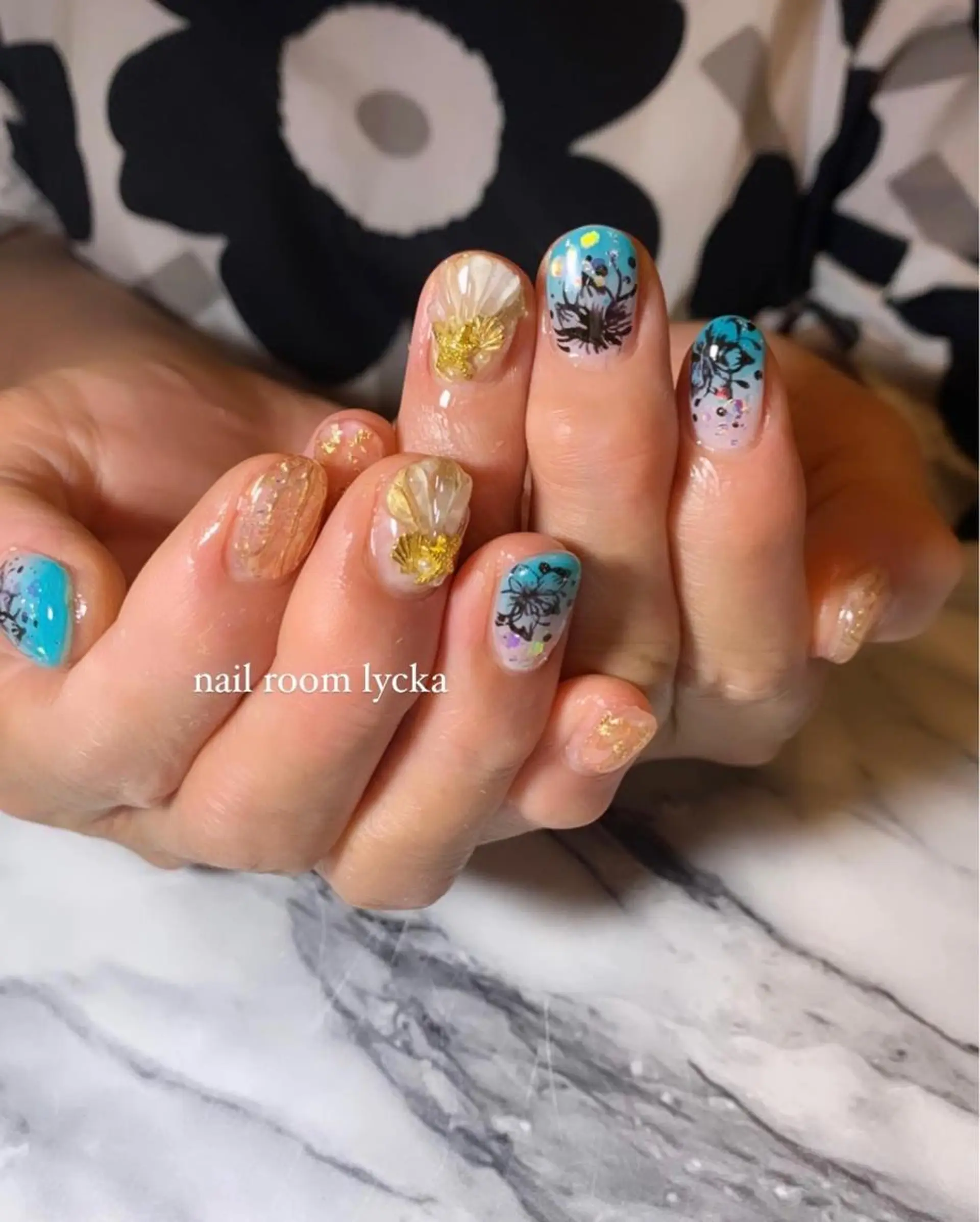 ネイル ﾈｲﾙﾙｰﾑﾘｯｶ 𝐦𝐚𝐲𝐮のネイルデザイン