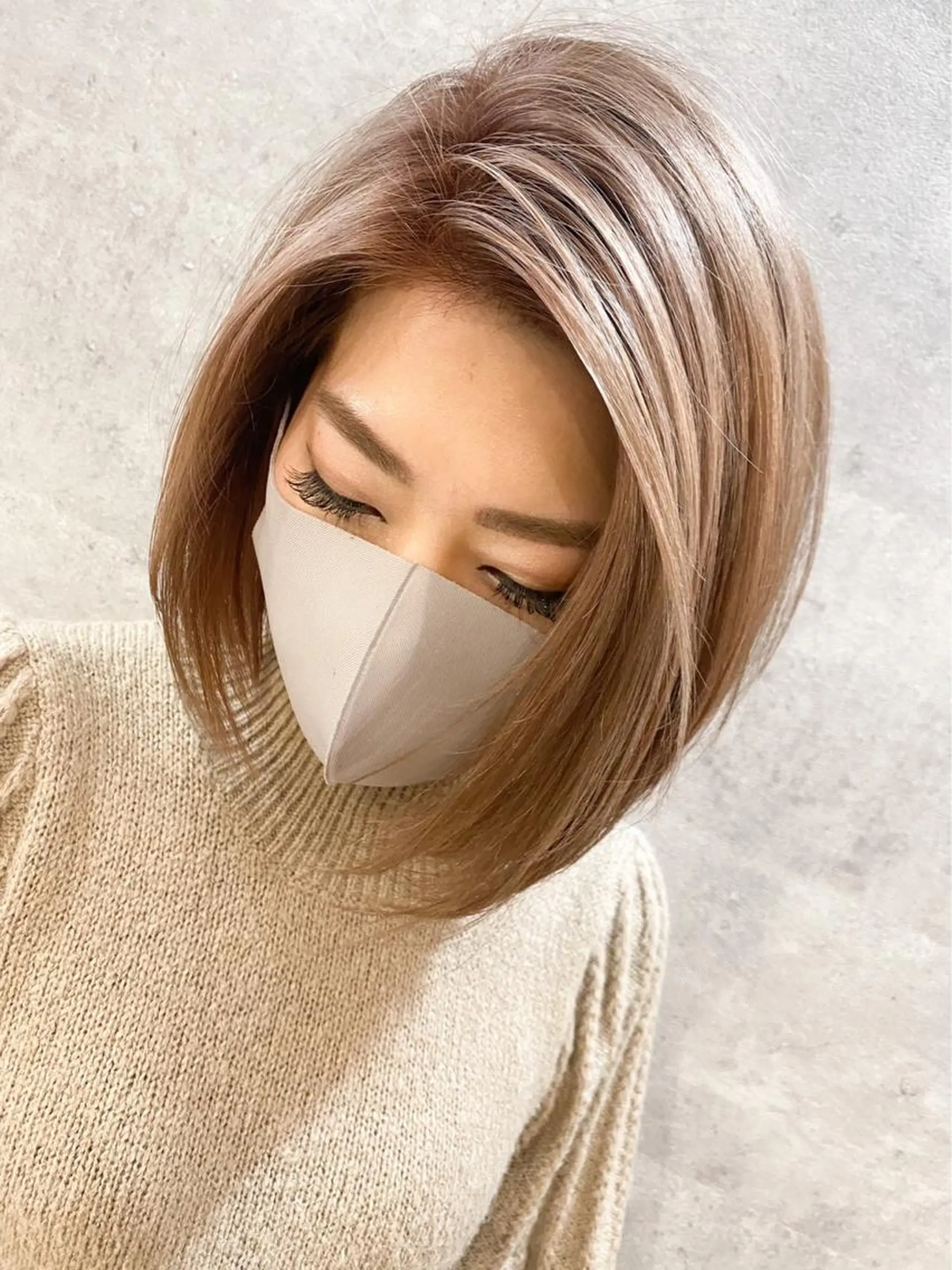 ショート カラー グレージュ 外国人風カラー ヘアカラー 寺嶋 貴大のヘアスタイル