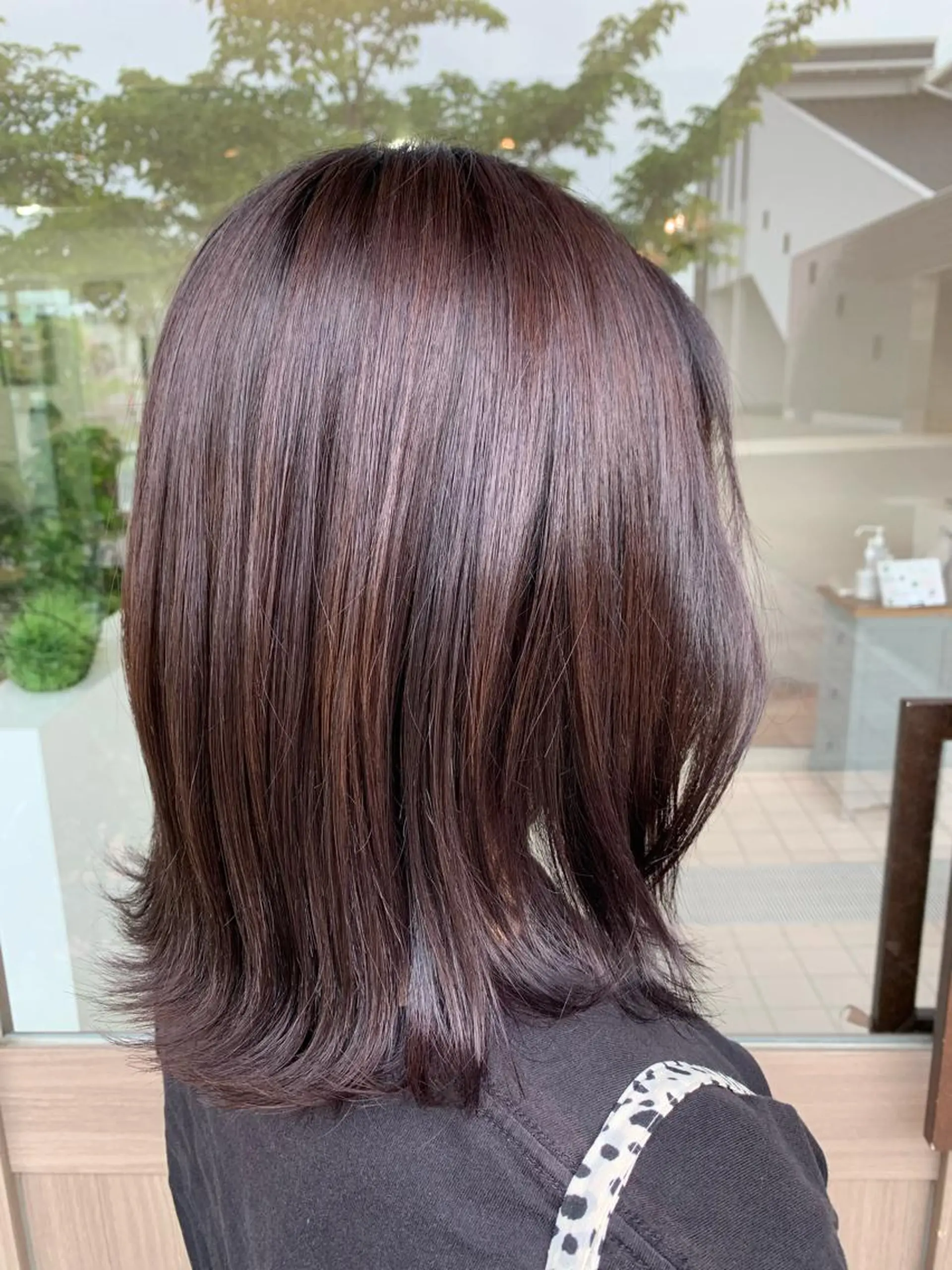 ミディアム カラー カット ヘアカラー 💛艶カラー髪質改善 💛MIYUのヘアスタイル