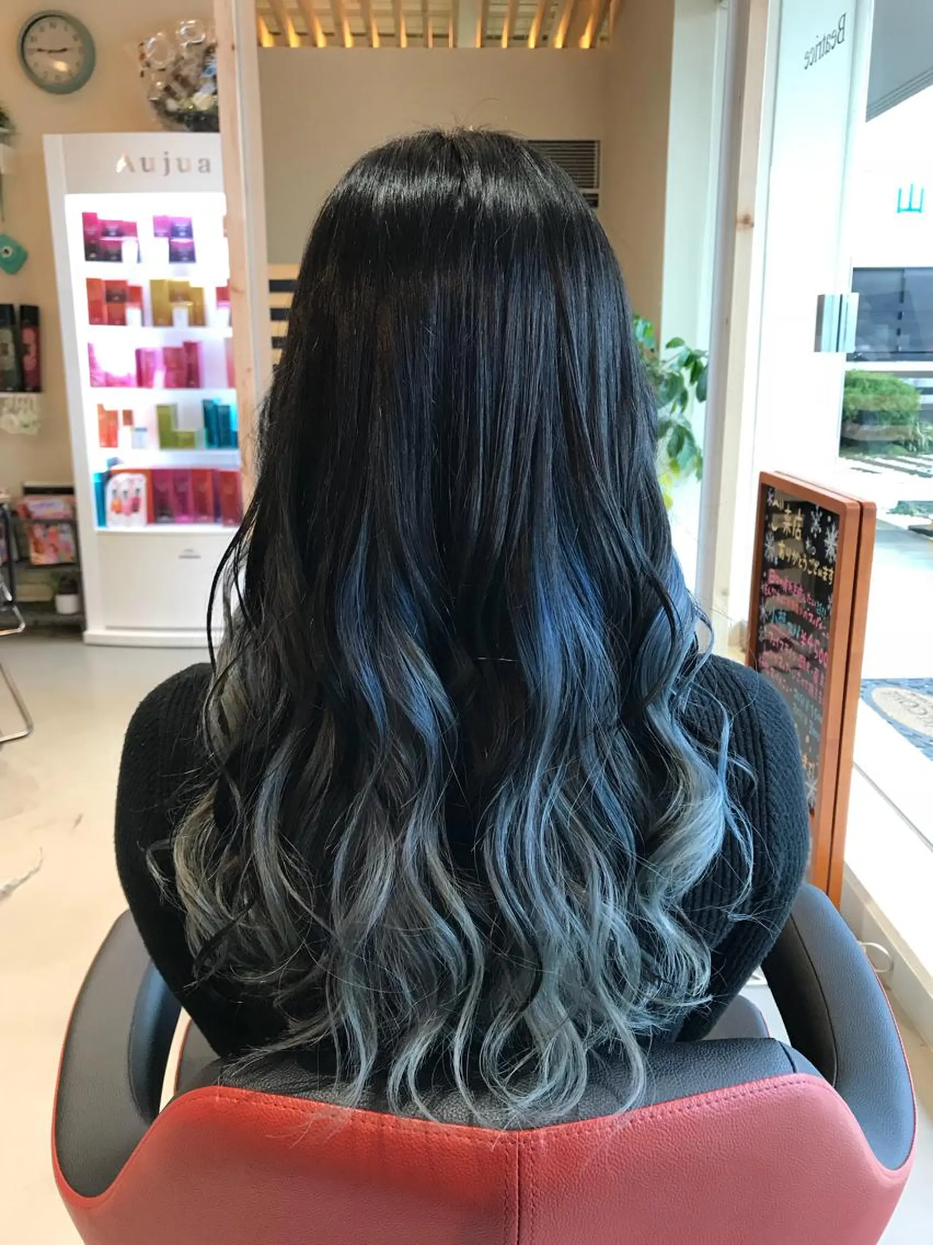 ロング カラー 関口 友行のヘアスタイル