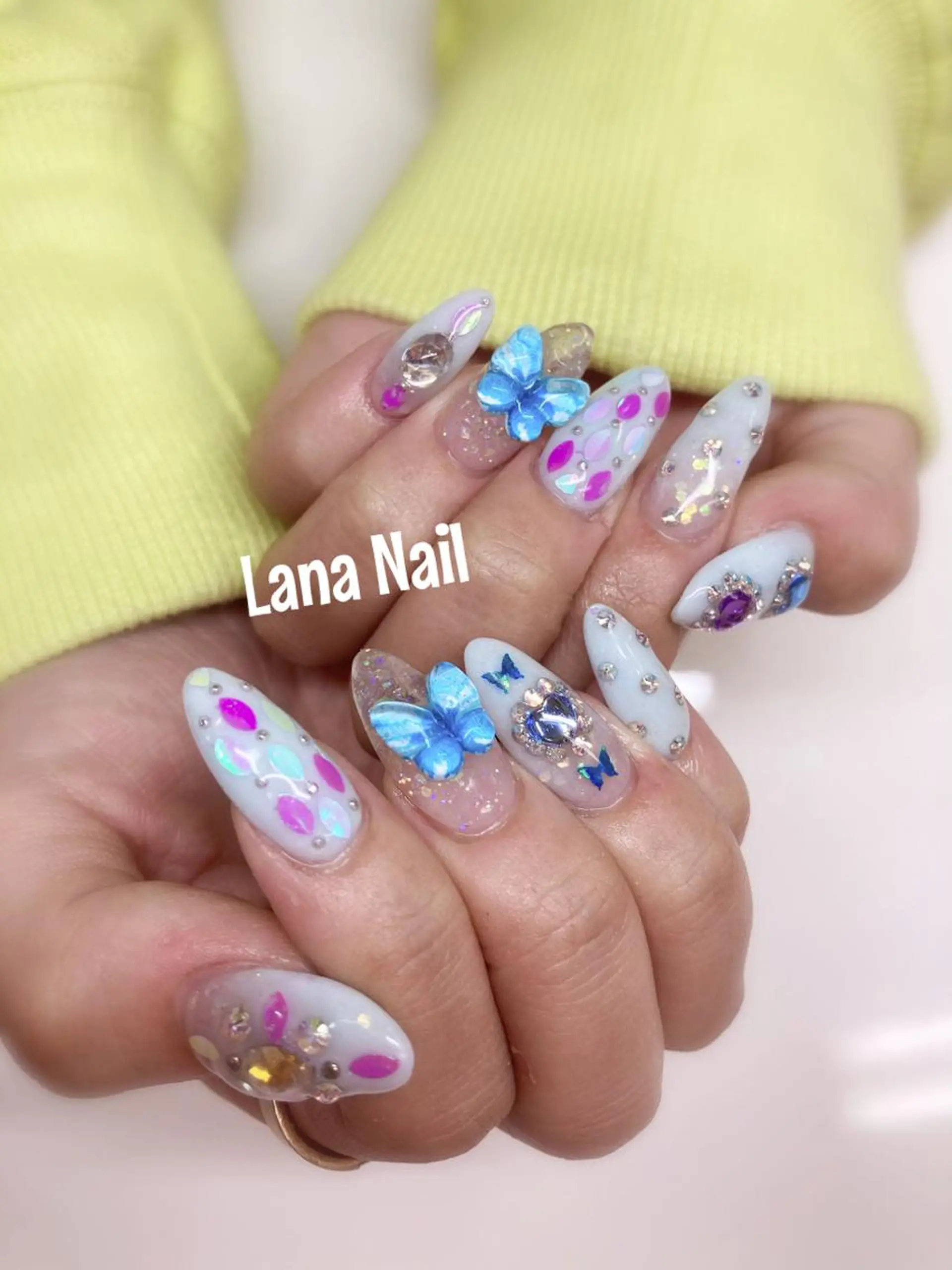 ネイル スカルプネイル Lana Nailのネイルデザイン