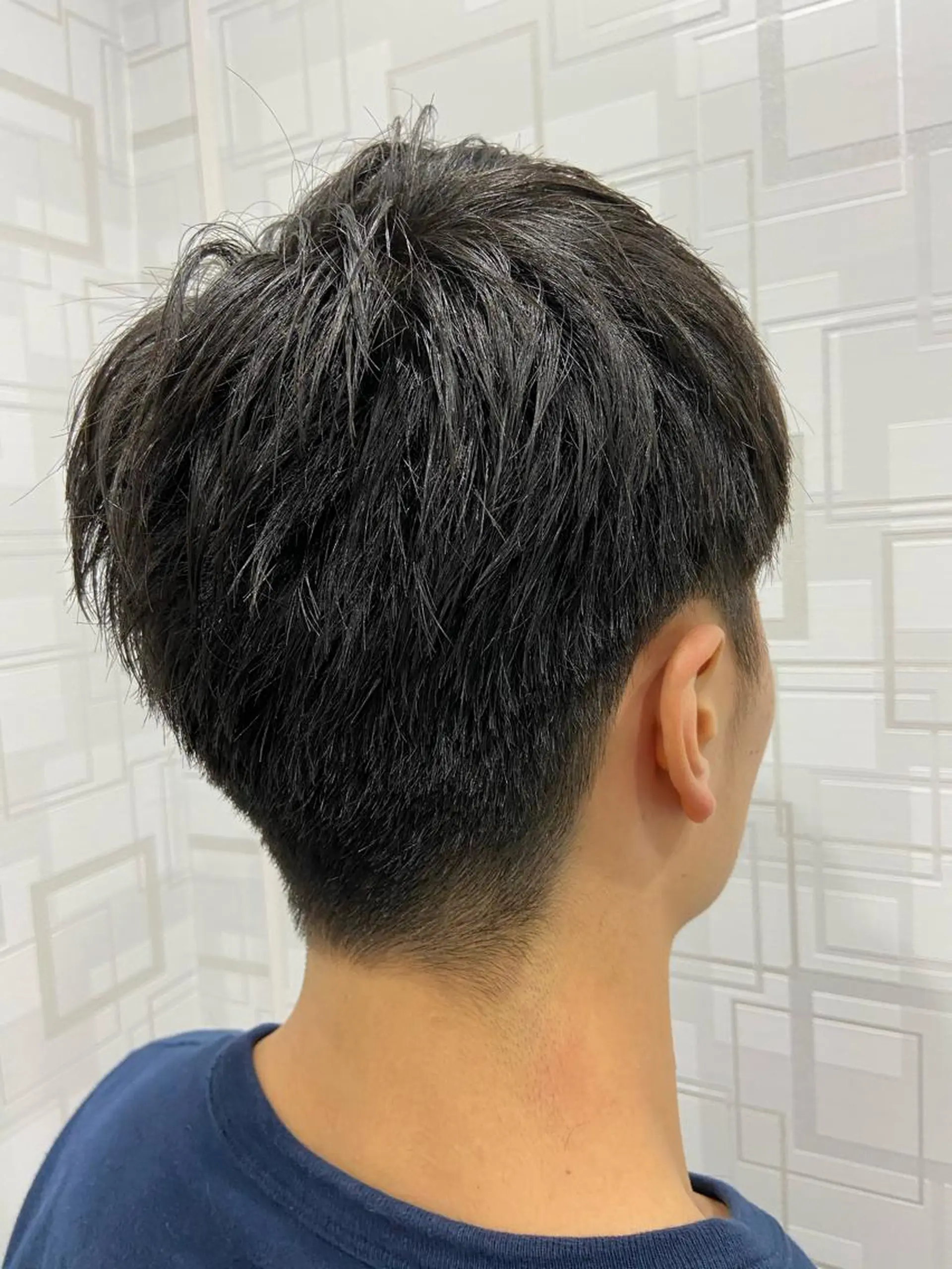 ショート メンズ カット ヘアセット カットパーマ✂️ 小坂田玲亜のヘアスタイル