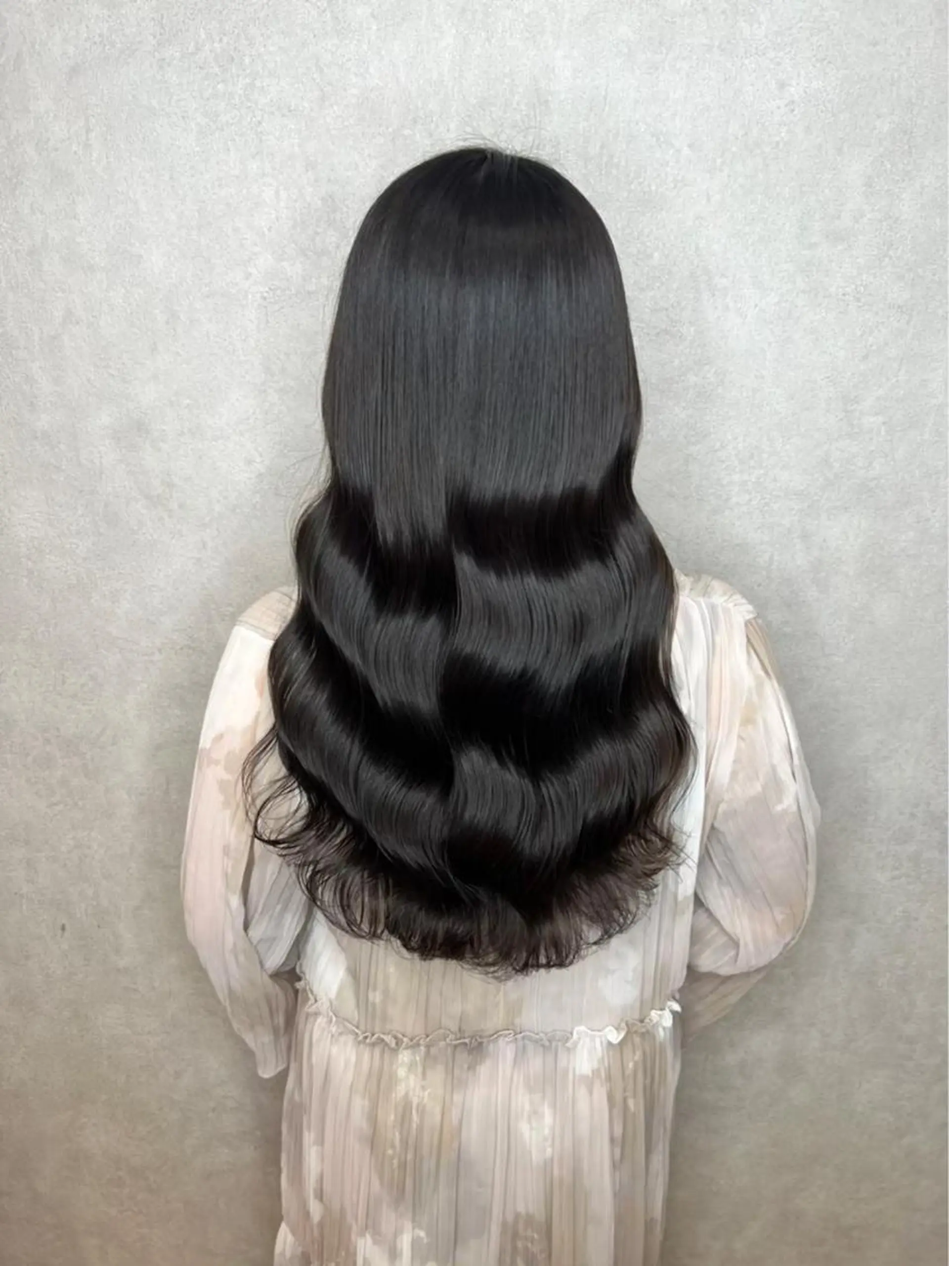 ロング カラー カット 縮毛矯正 トリートメント ‎🤍髪質改善‎🤍 ‎ViVIE🤍のヘアスタイル
