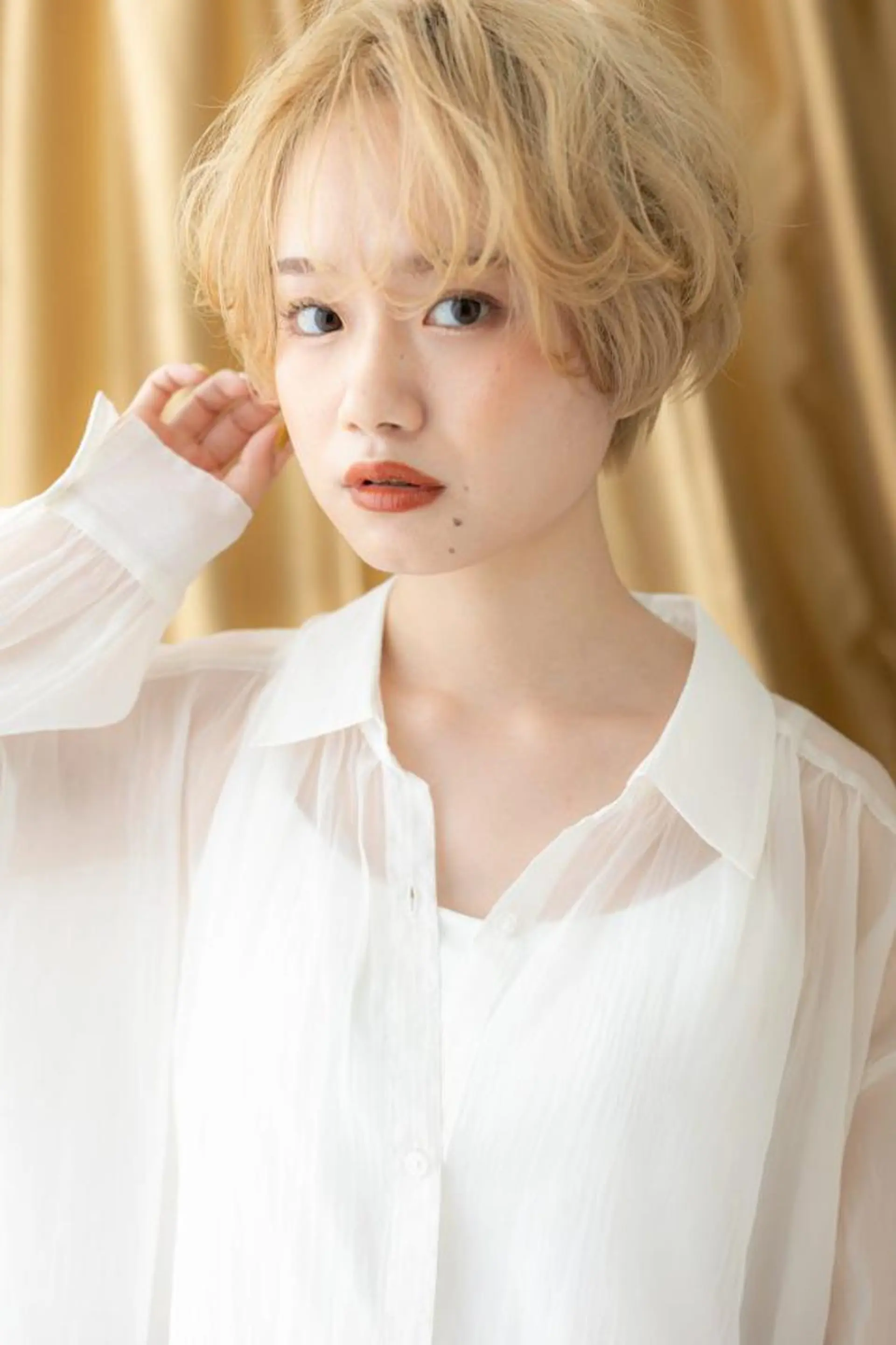 ショート カラー ヘアアレンジ 似合わせスタイル🫧 木村夏暢のヘアスタイル
