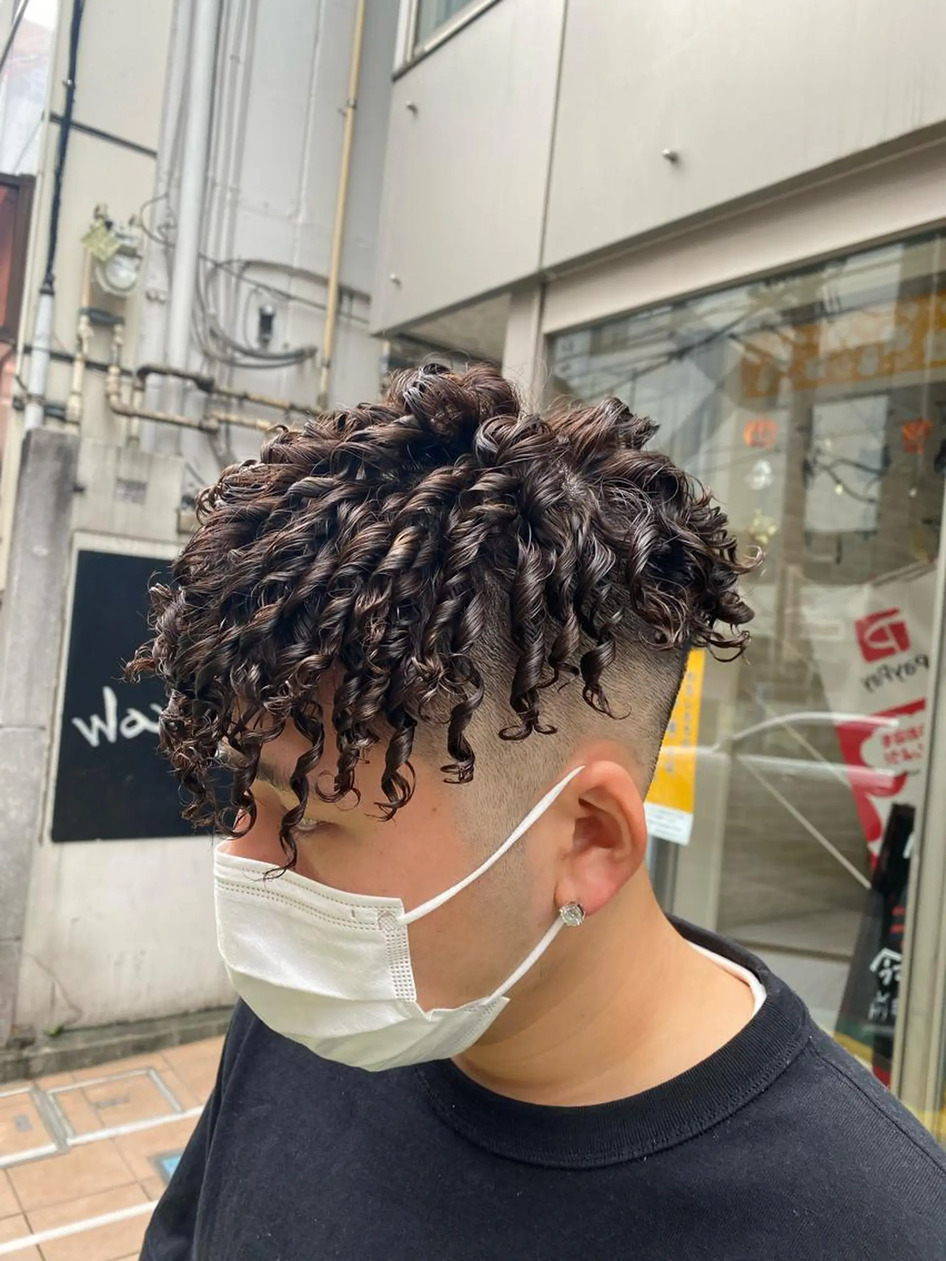 パーマ メンズ メンズパーマ 🌴パーマオタク🌴 長谷川　諒佑🌈のヘアスタイル