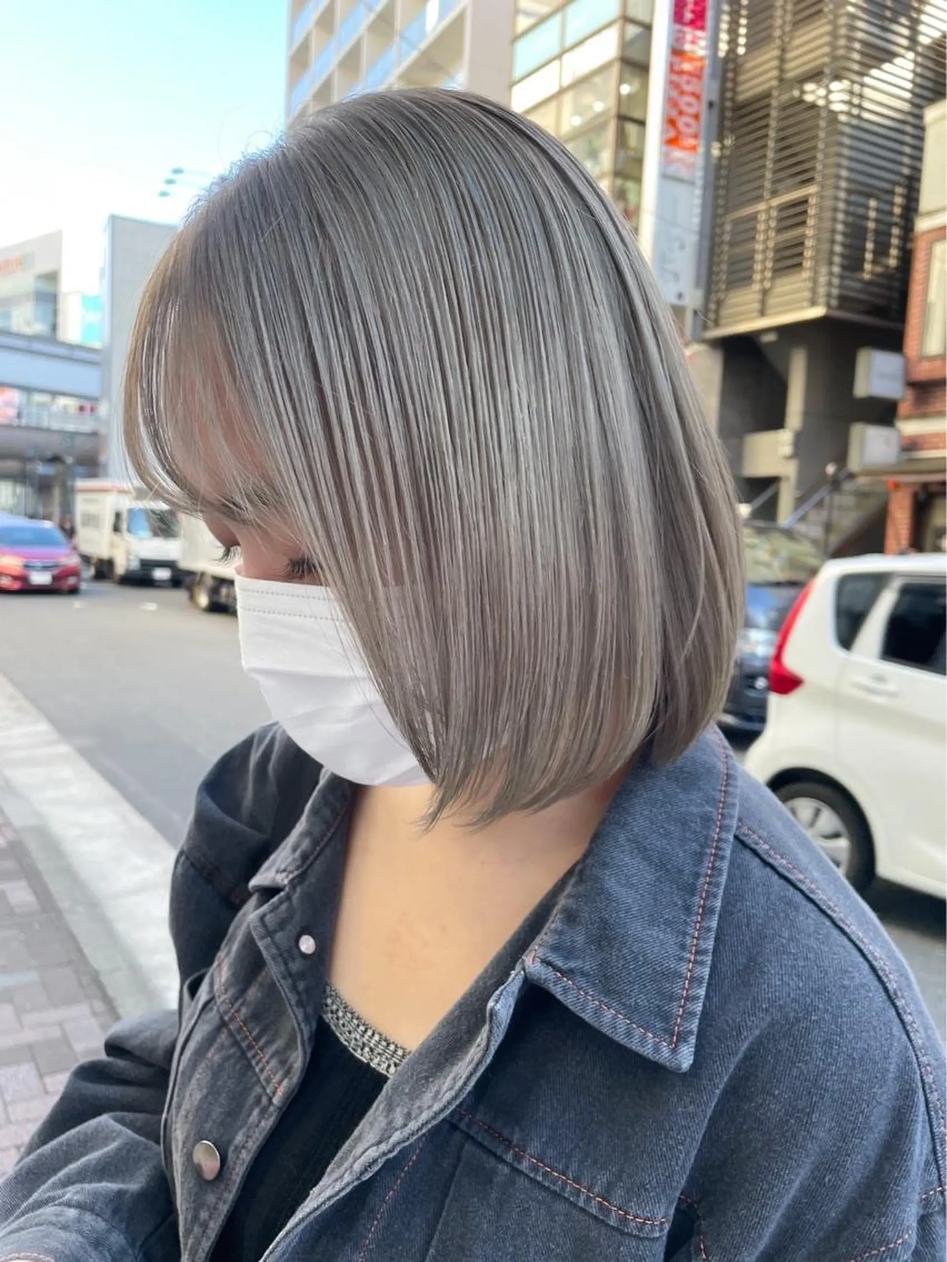 ショート カラー 💖デザインカラー/ タダ ハナカ💖のヘアスタイル