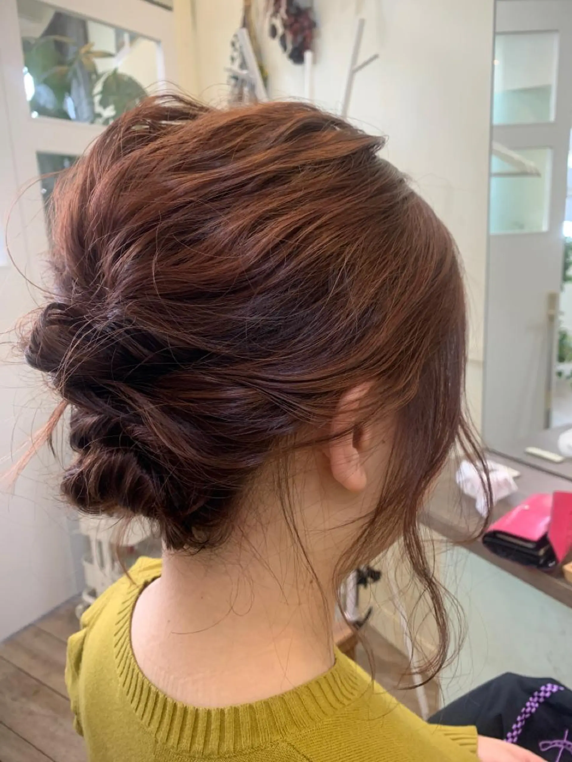 ミディアム ヘアセット 鶴見 和美のヘアスタイル
