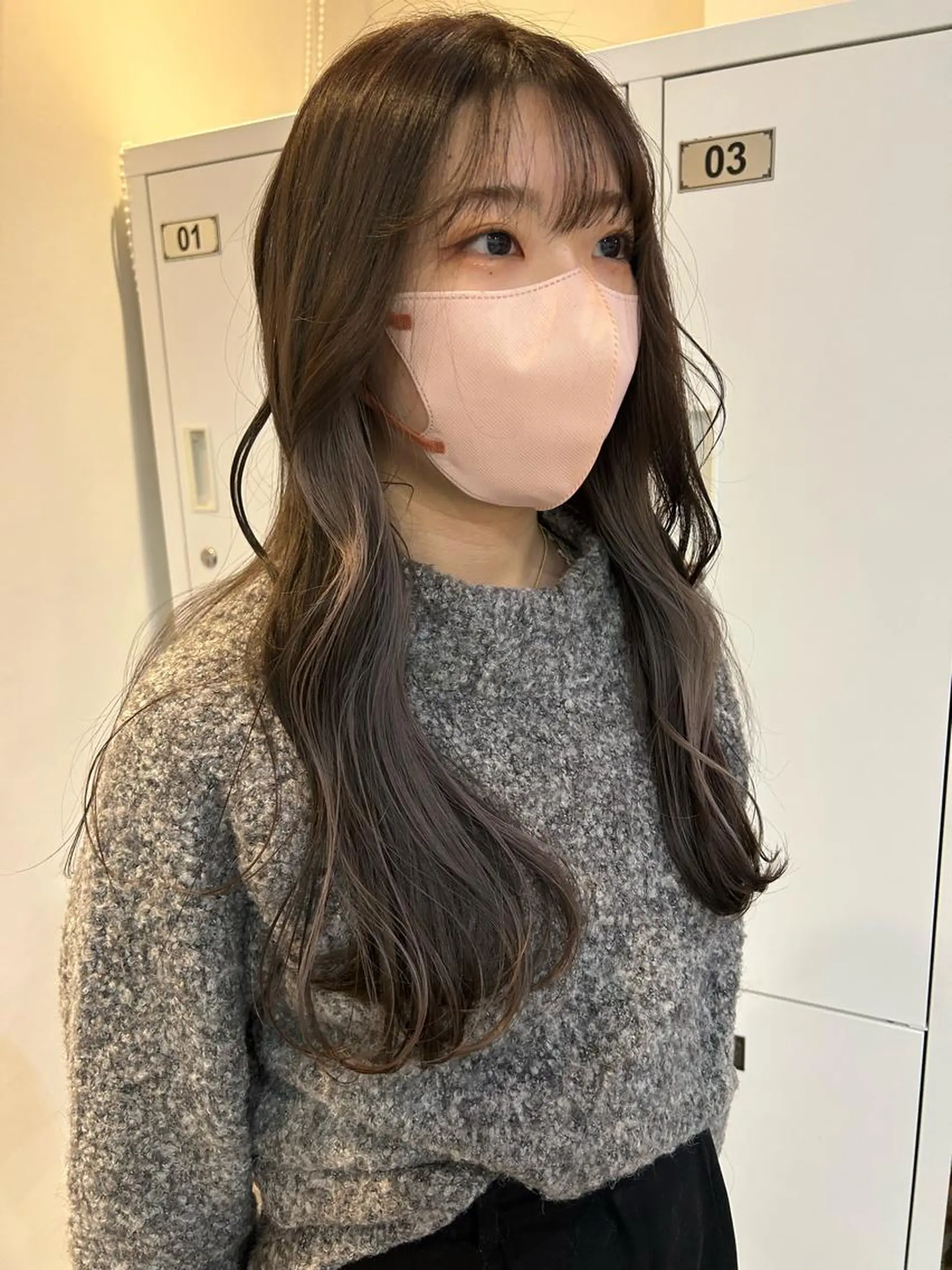 ロング カラー なかむら ゆきのヘアスタイル