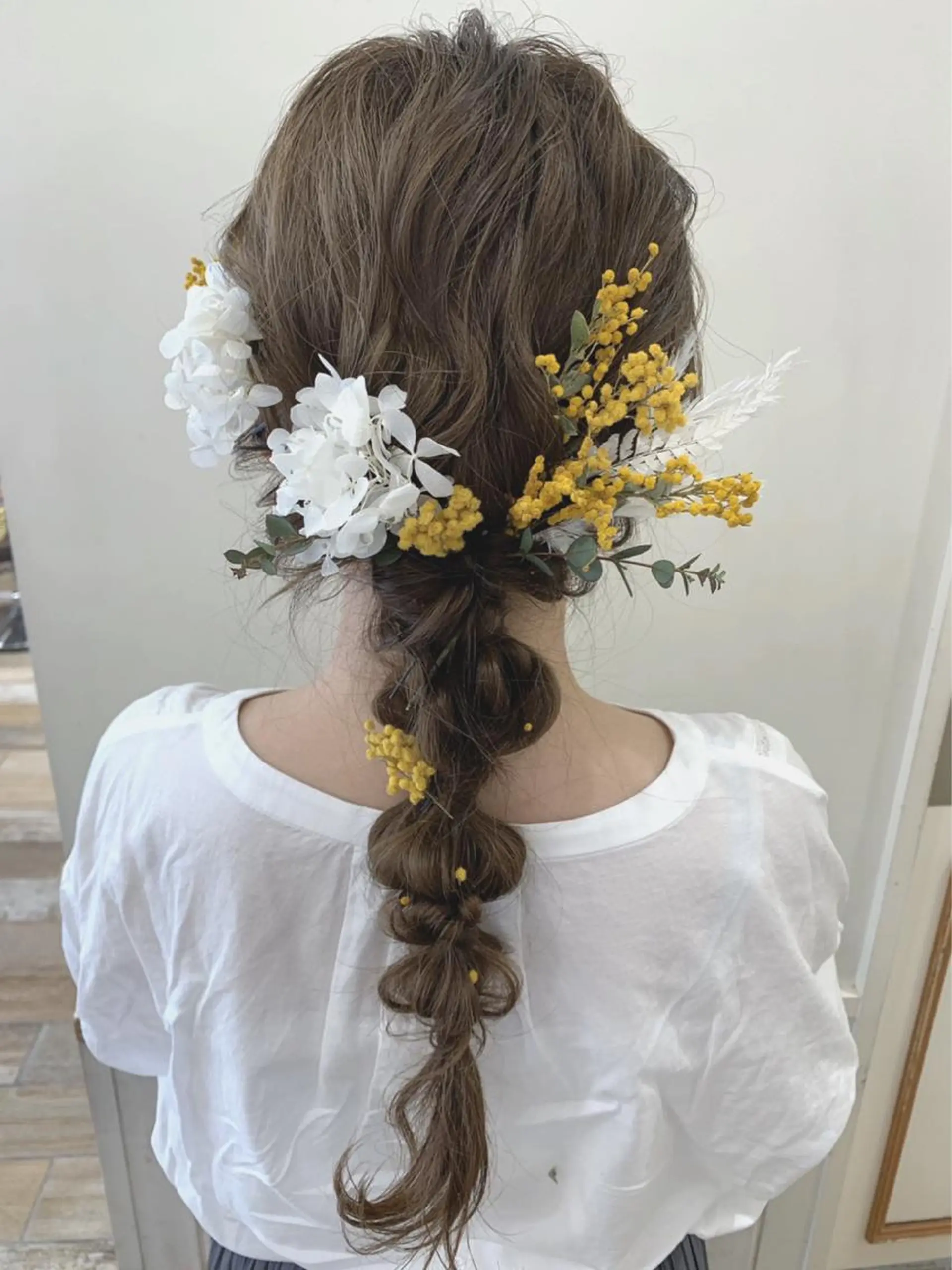 ロング ヘアアレンジ ヘアセット ぱつっとボブ/ 小野あかねのヘアスタイル