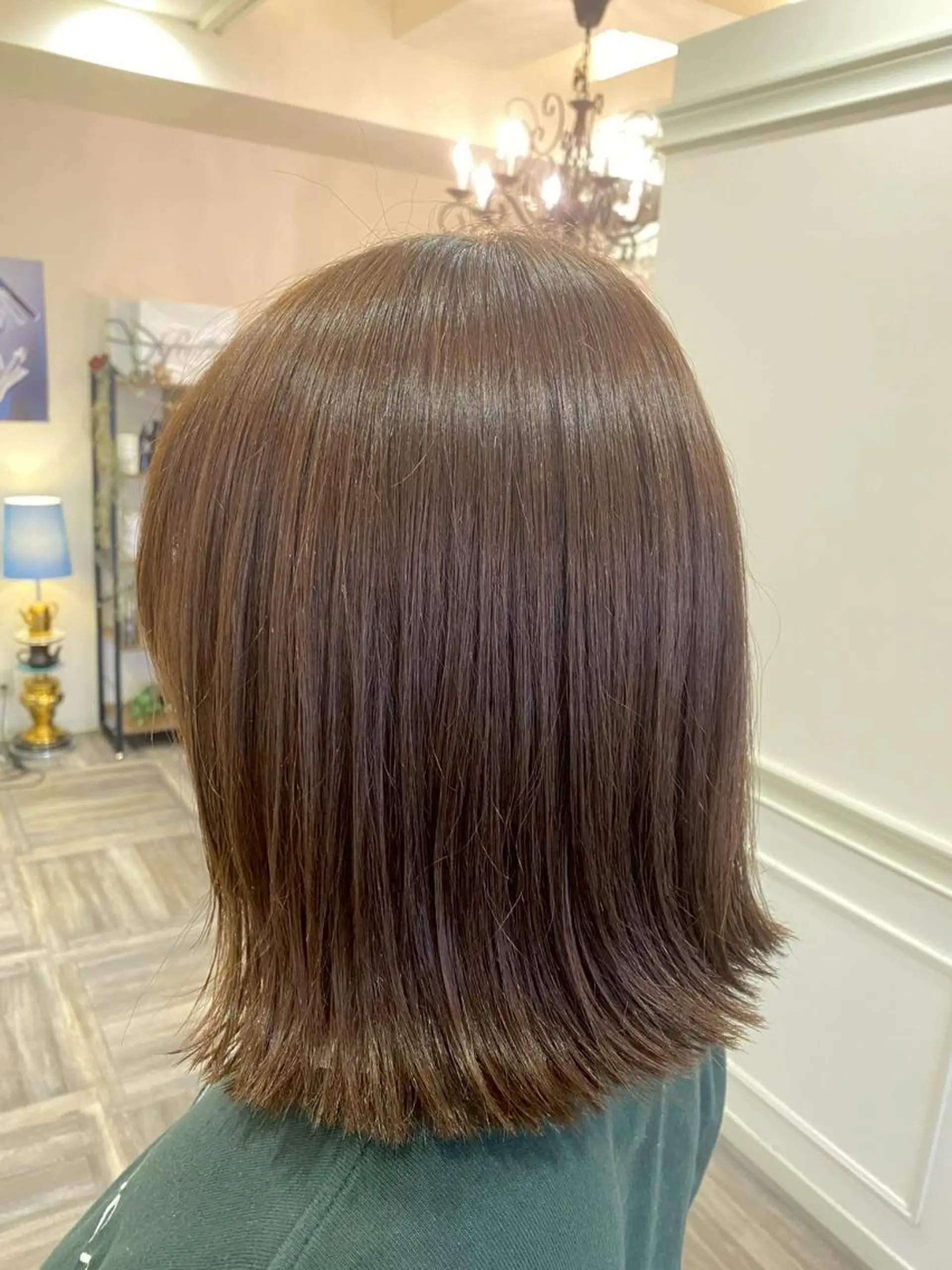 ミディアム 切りっぱなしボブ ボブ CIEL 豊中岡町店所属・honoka ￤モデル様募集中￤のヘアスタイル