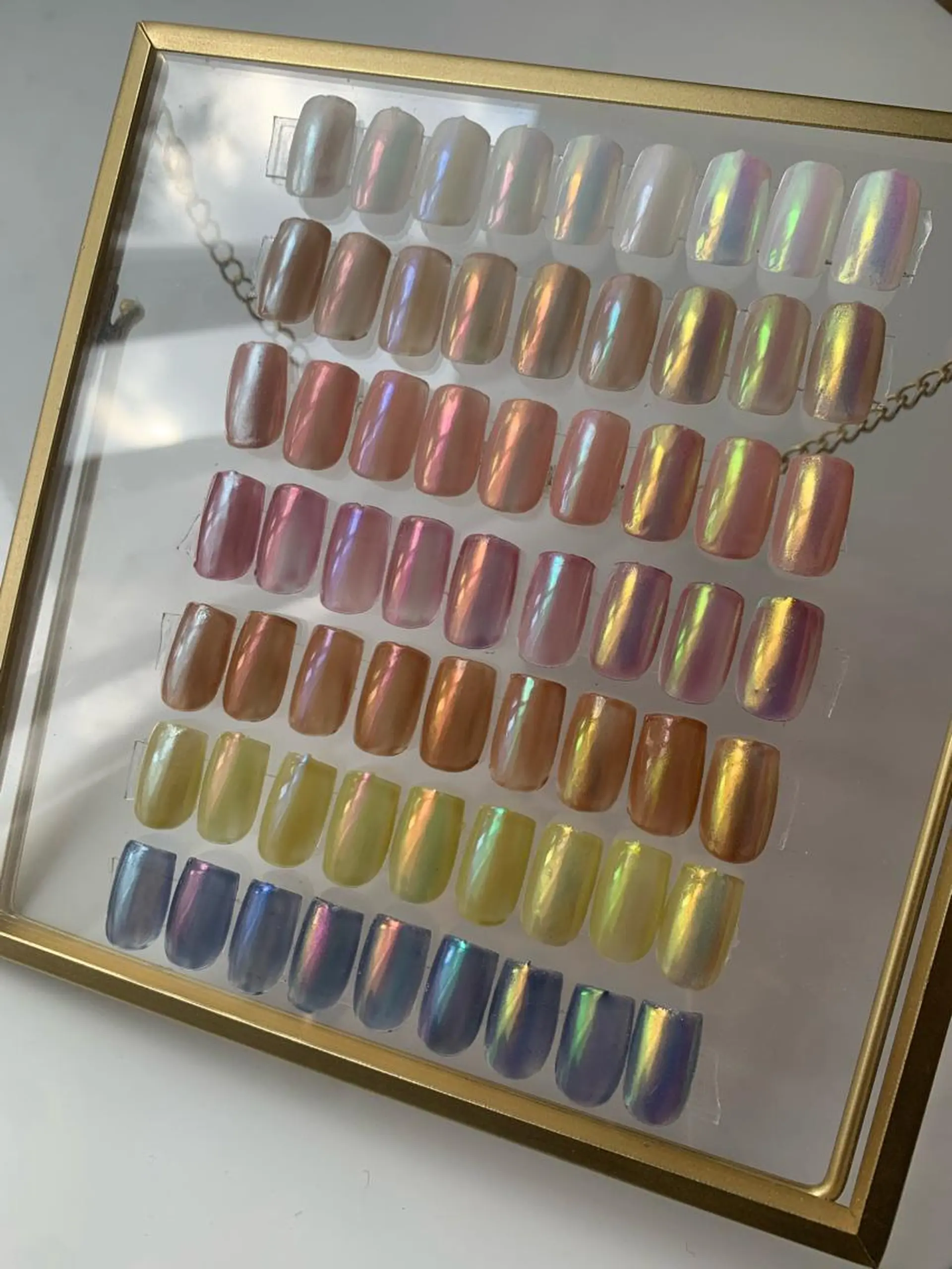 ネイル 氷ネイル・うるうるネイル ワンカラーネイル シンプルネイル T Kのネイルデザイン