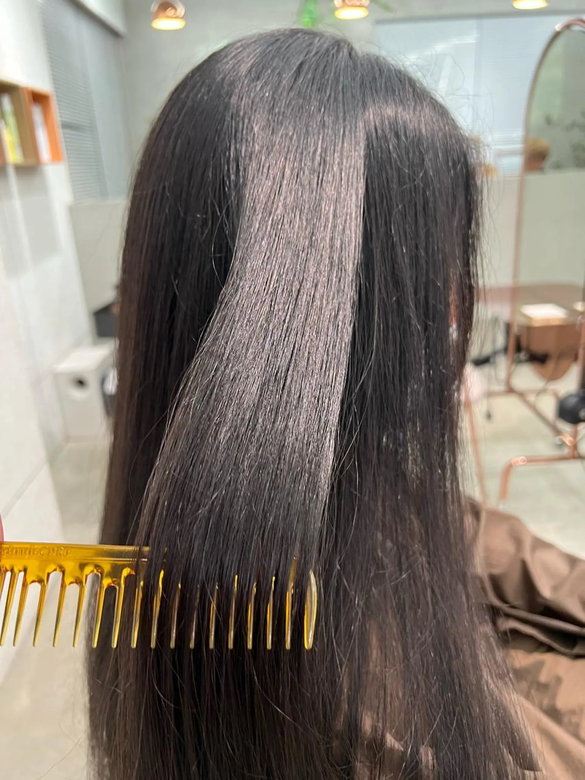 ロング カラー ケアブリーチ/ ハイトーン/牧野のヘアスタイル