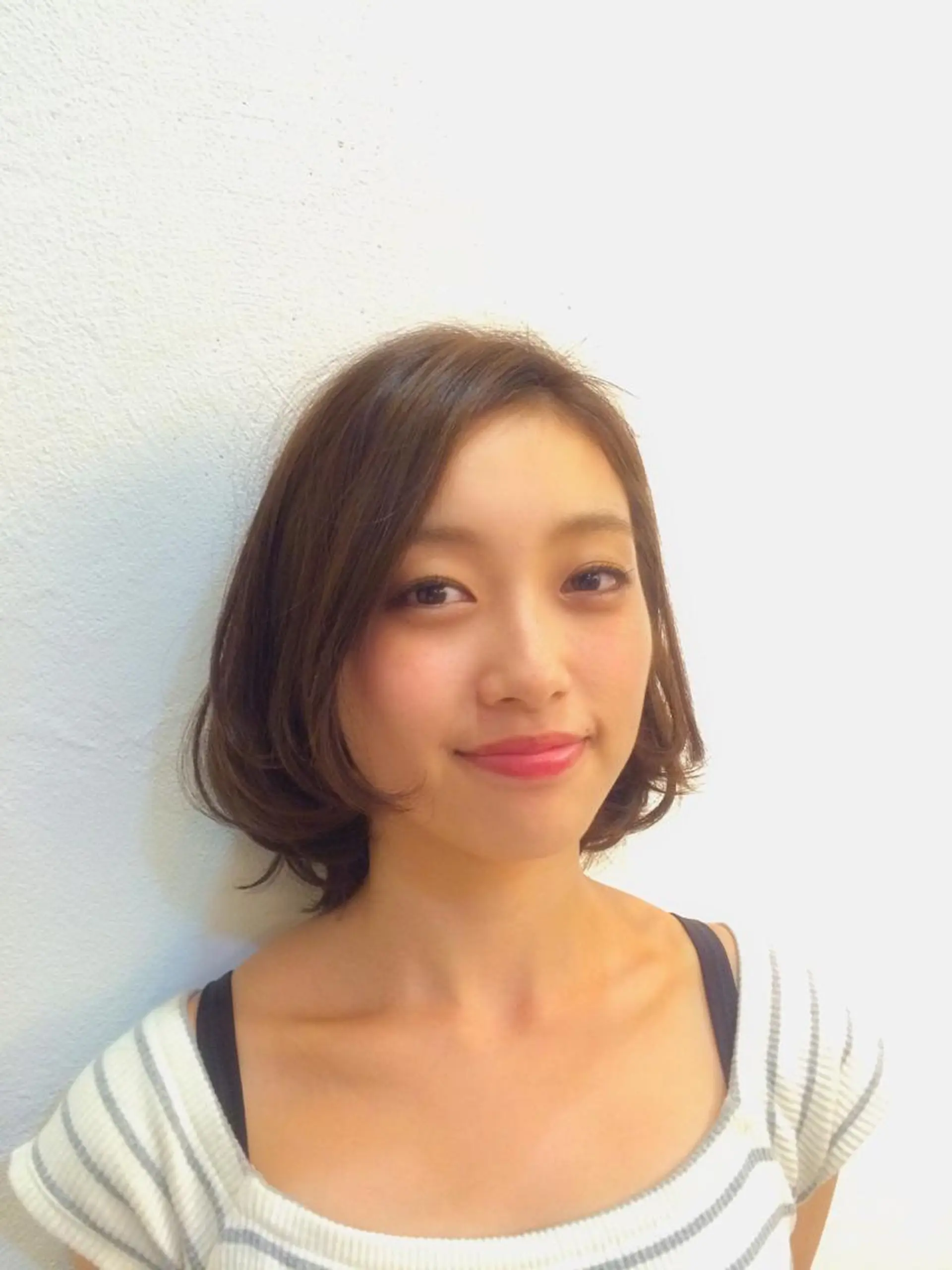 ショート ミディアム カラー パーマ 【白髪ぼかし 専門GBG】自由が丘のヘアスタイル