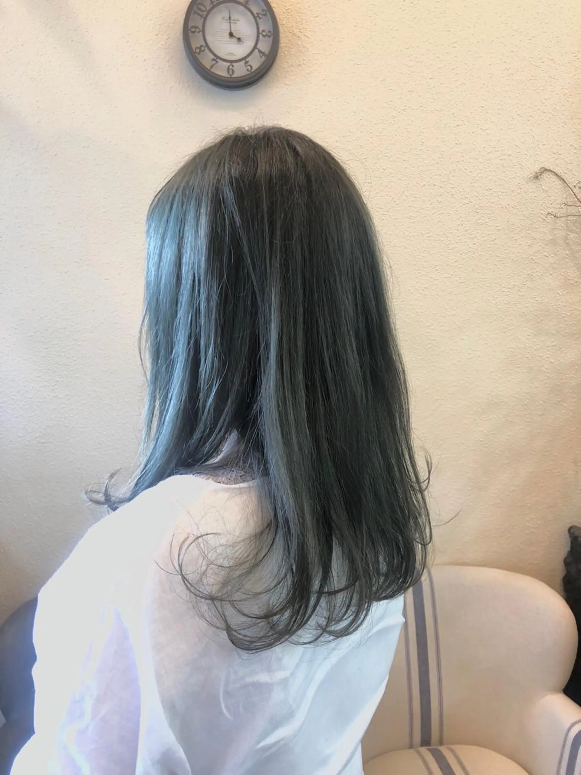 ロング アッシュ ヤマモト マイのヘアスタイル