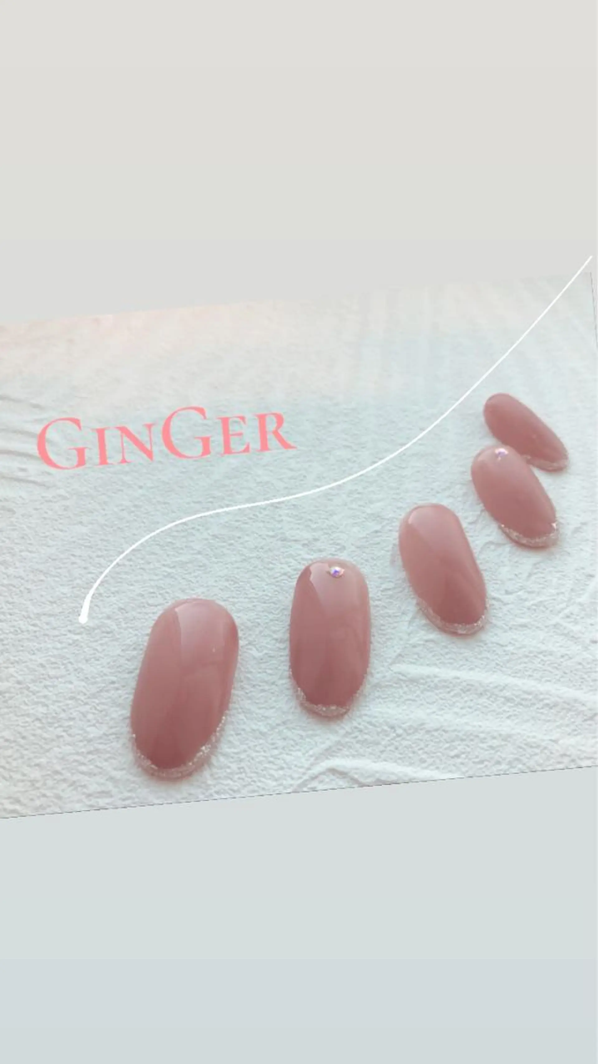 ネイル フットネイル ginger nail&spaのネイルデザイン