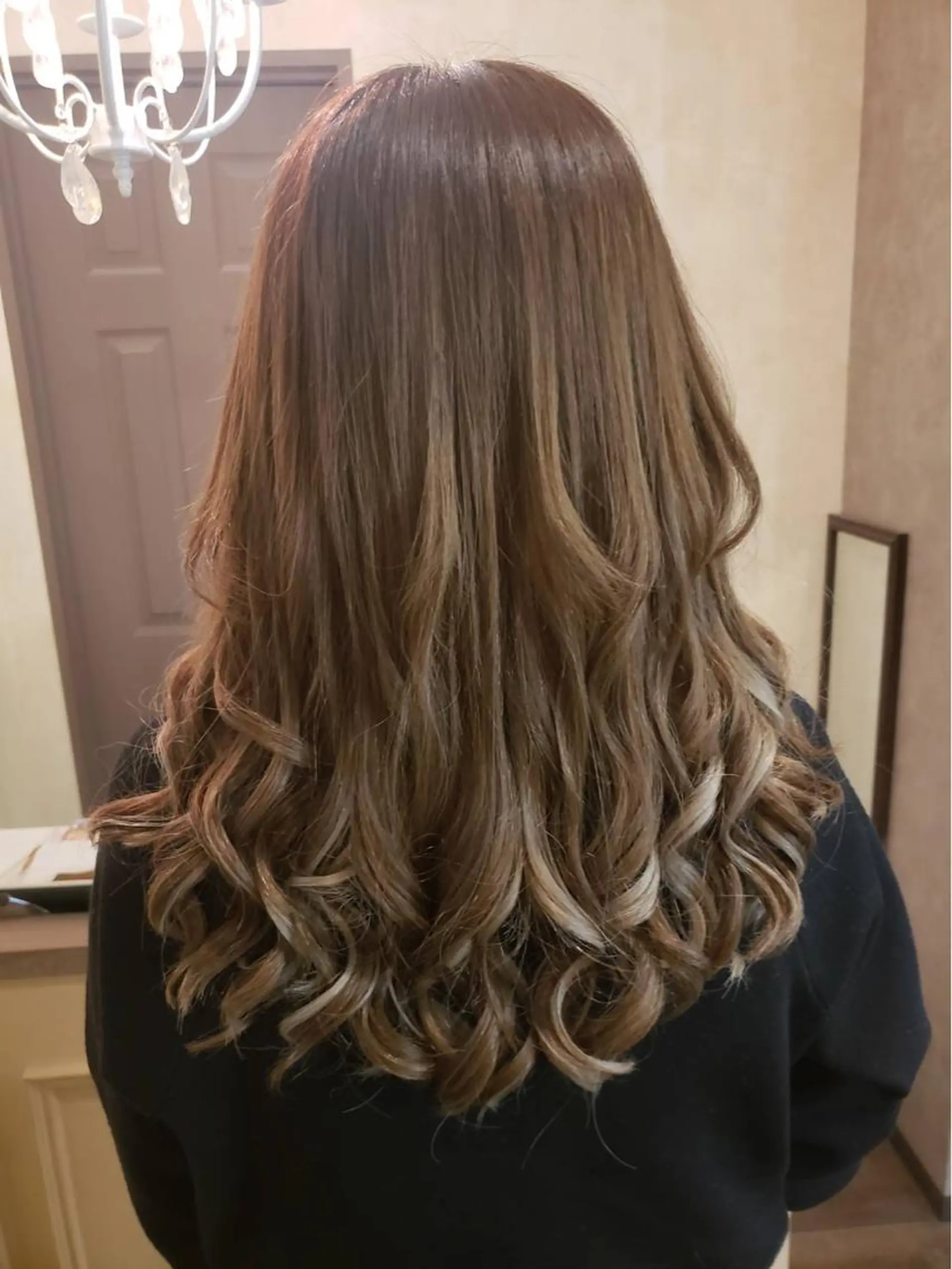 セミロング カラー シールエクステ エクステ MagicMush ✴︎シールエクステのヘアスタイル