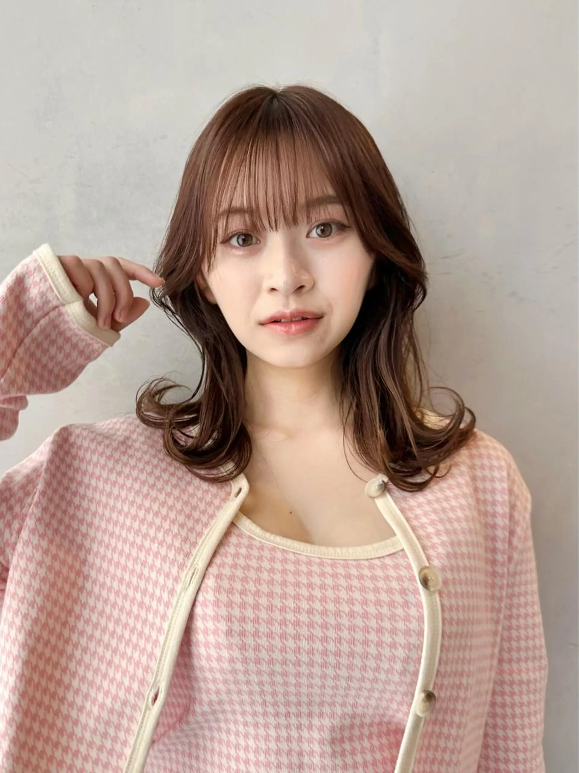 ミディアム カラー 大人レイヤー×艶髪 小久保　春暁のヘアスタイル