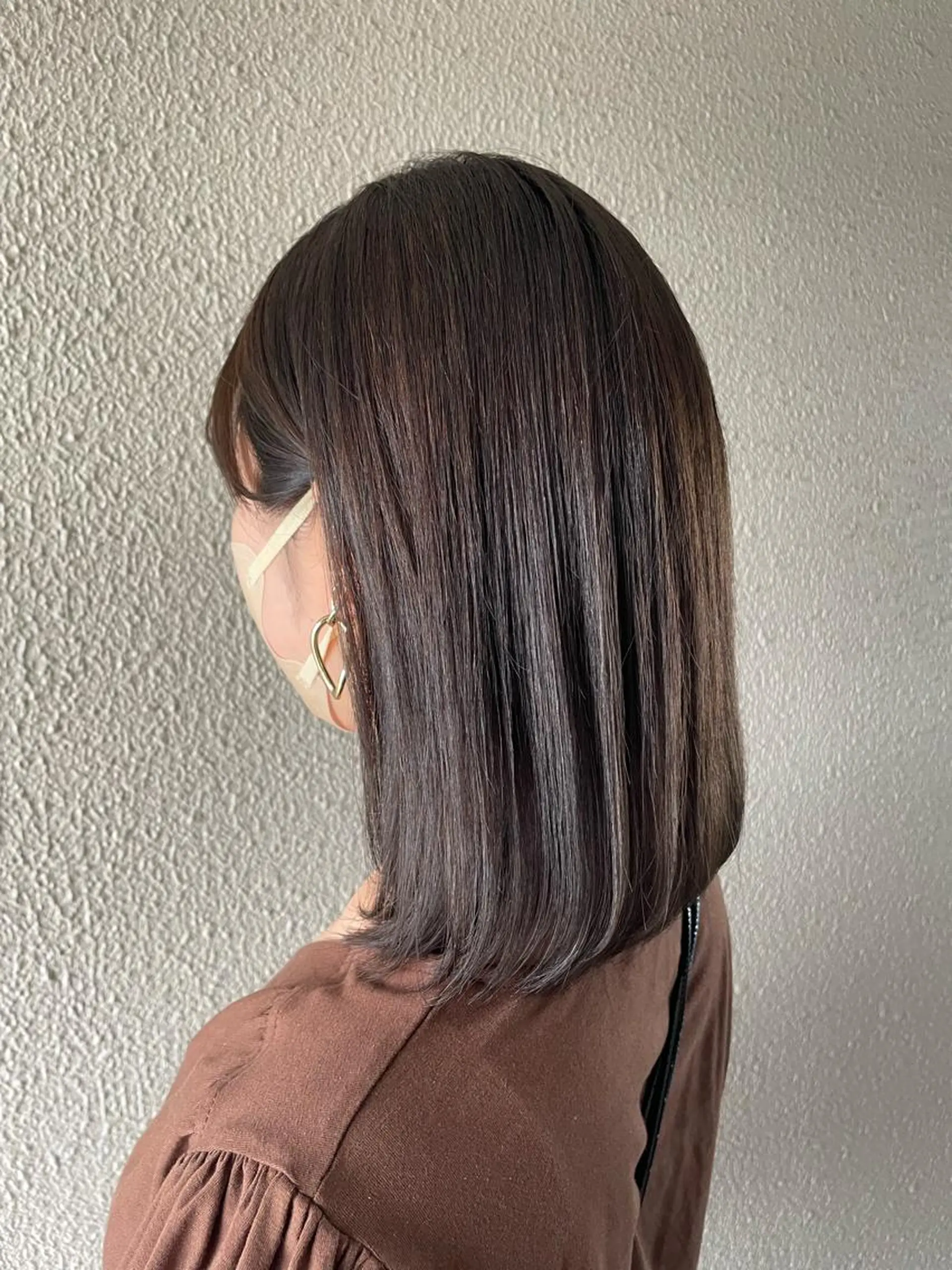 ミディアム カラー 縮毛矯正 サダハルカ ｜chouetteのヘアスタイル