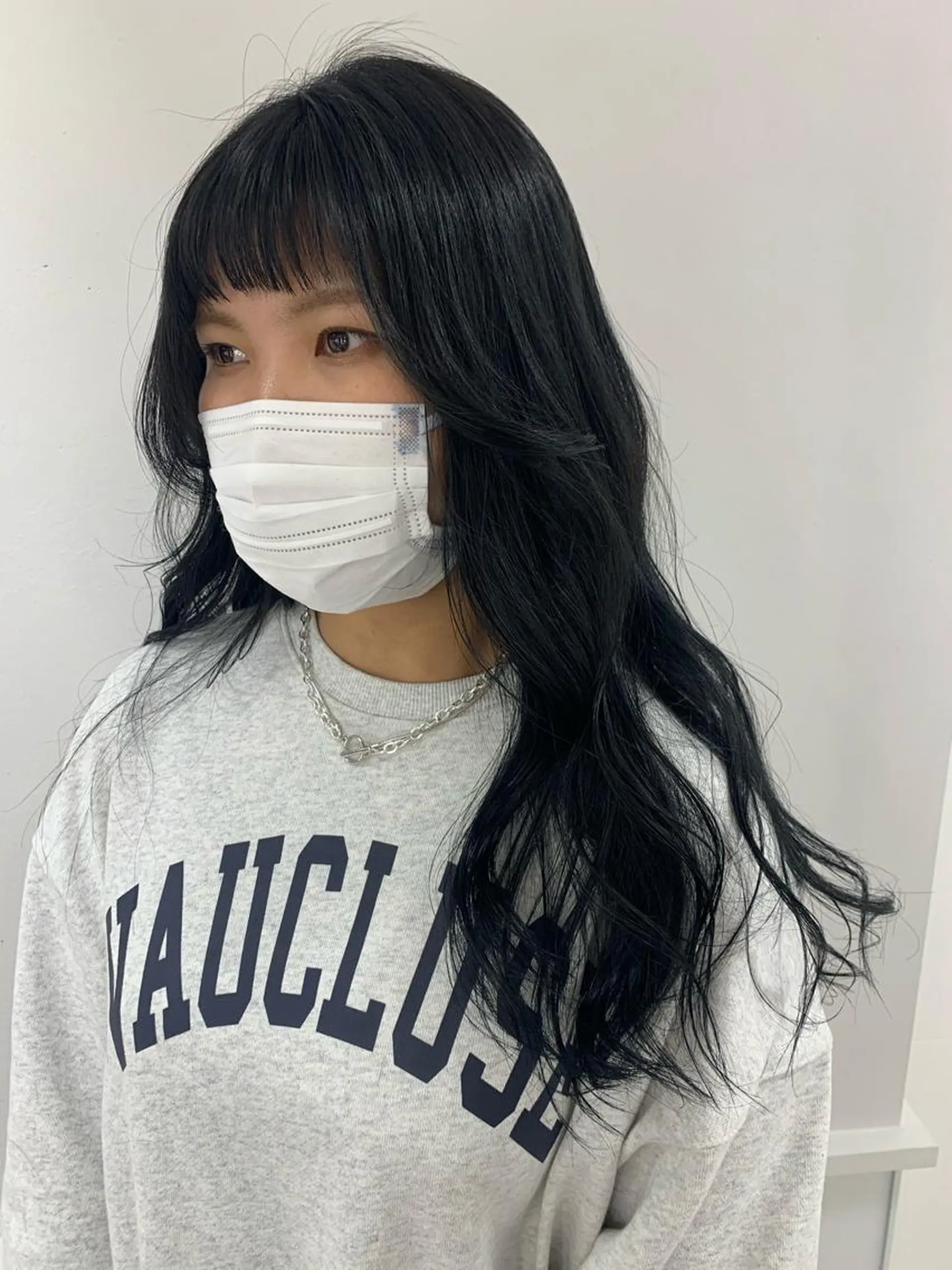 ロング カット ヘアカラー トリートメント 米津 優花のヘアスタイル