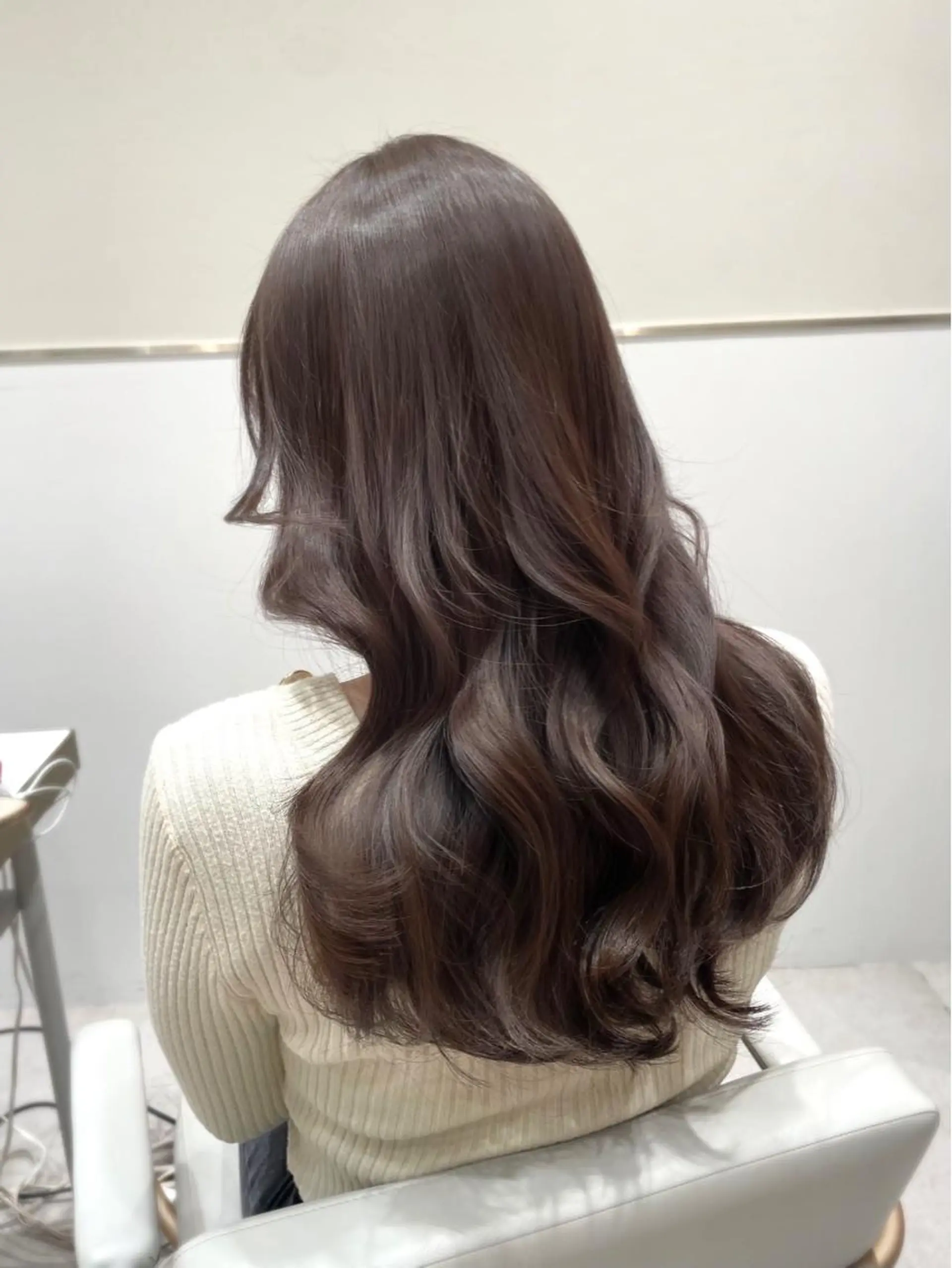 ロング カラー ヘアアレンジ 🤎小顔レイヤー /ベージュ🤎友香のヘアスタイル