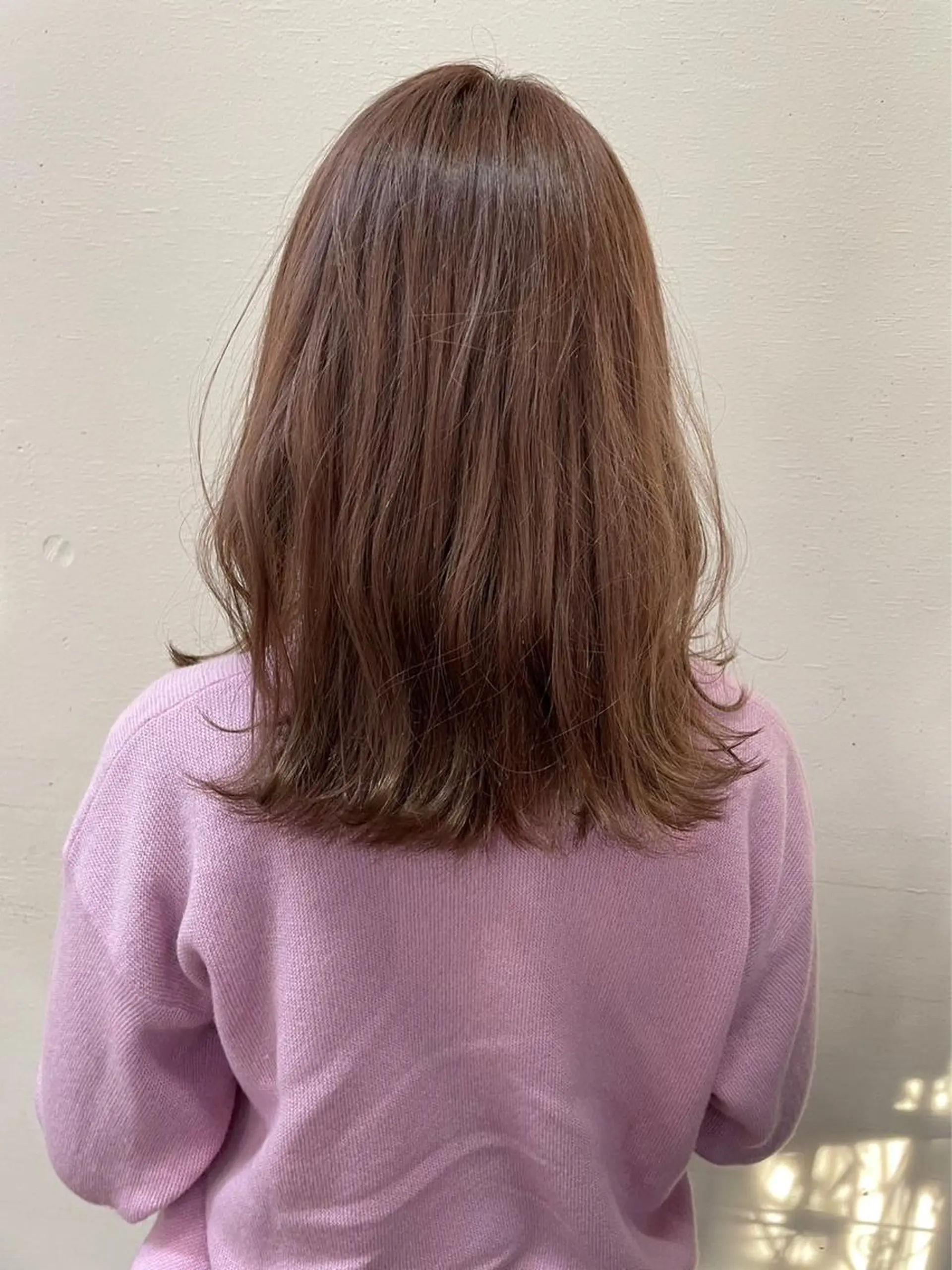 セミロング あさかわ みほのヘアスタイル