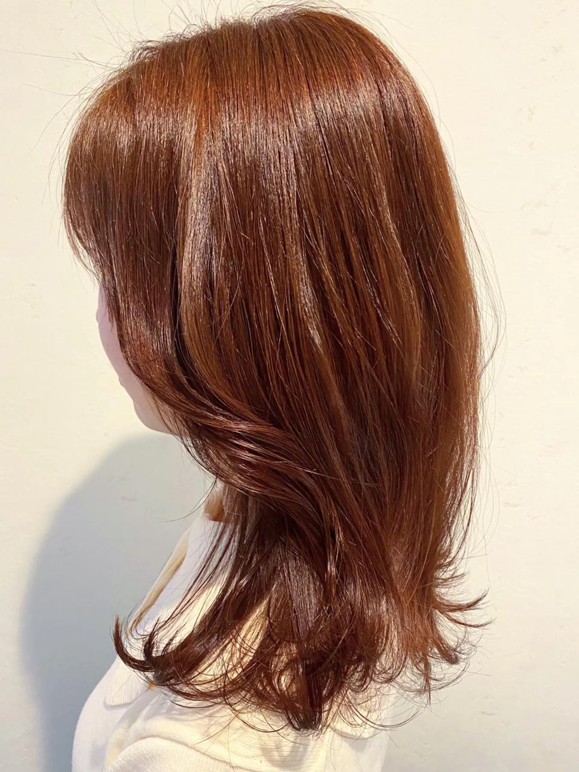 ミディアム カラー 伊藤 さやかのヘアスタイル