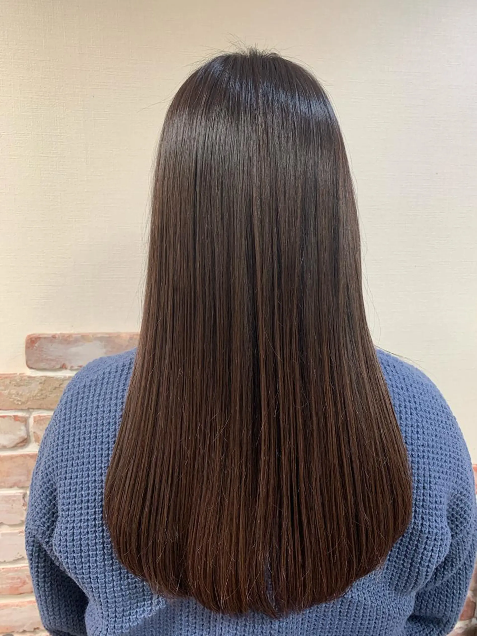 セミロング アッシュ 髪質改善 ヘアカラー 【髪質改善特化】 新宿/縮毛矯正/セラのヘアスタイル