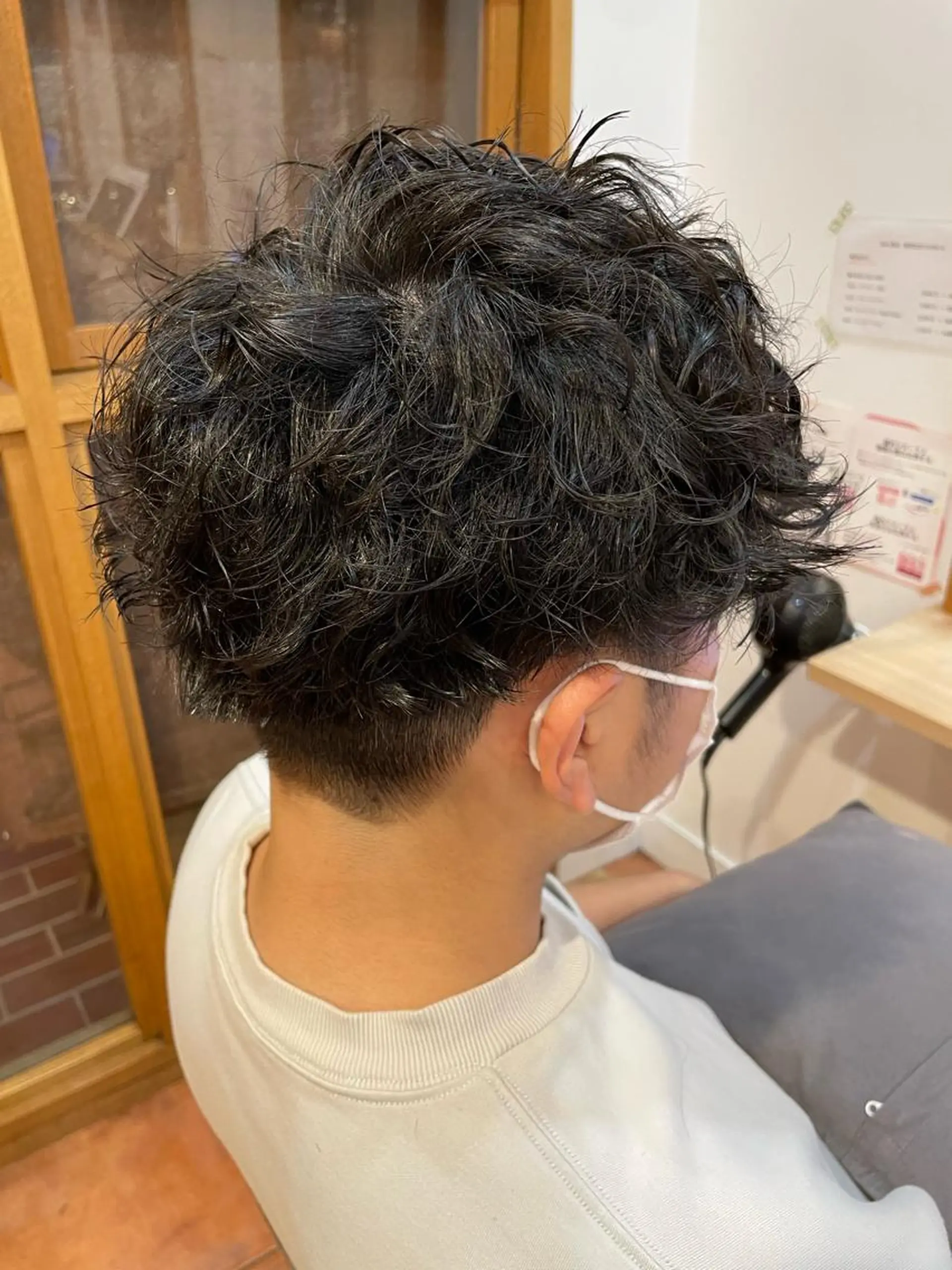 パーマ メンズ メンズパーマ スパイラルパーマ 美髪ストレート/ メンズヘア/中田海斗のヘアスタイル