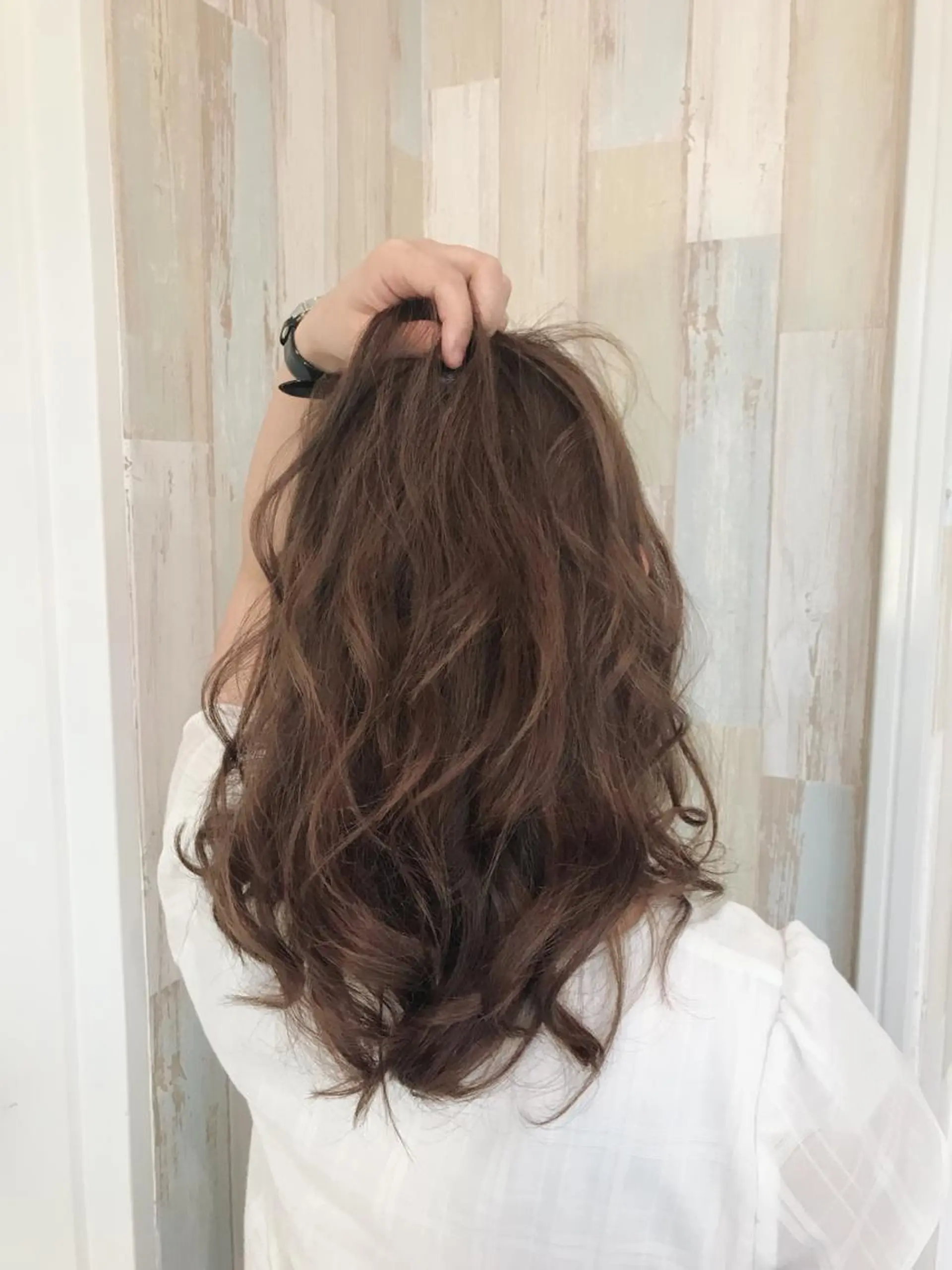 セミロング ヘアカラー Selene hair OSAKAのヘアスタイル