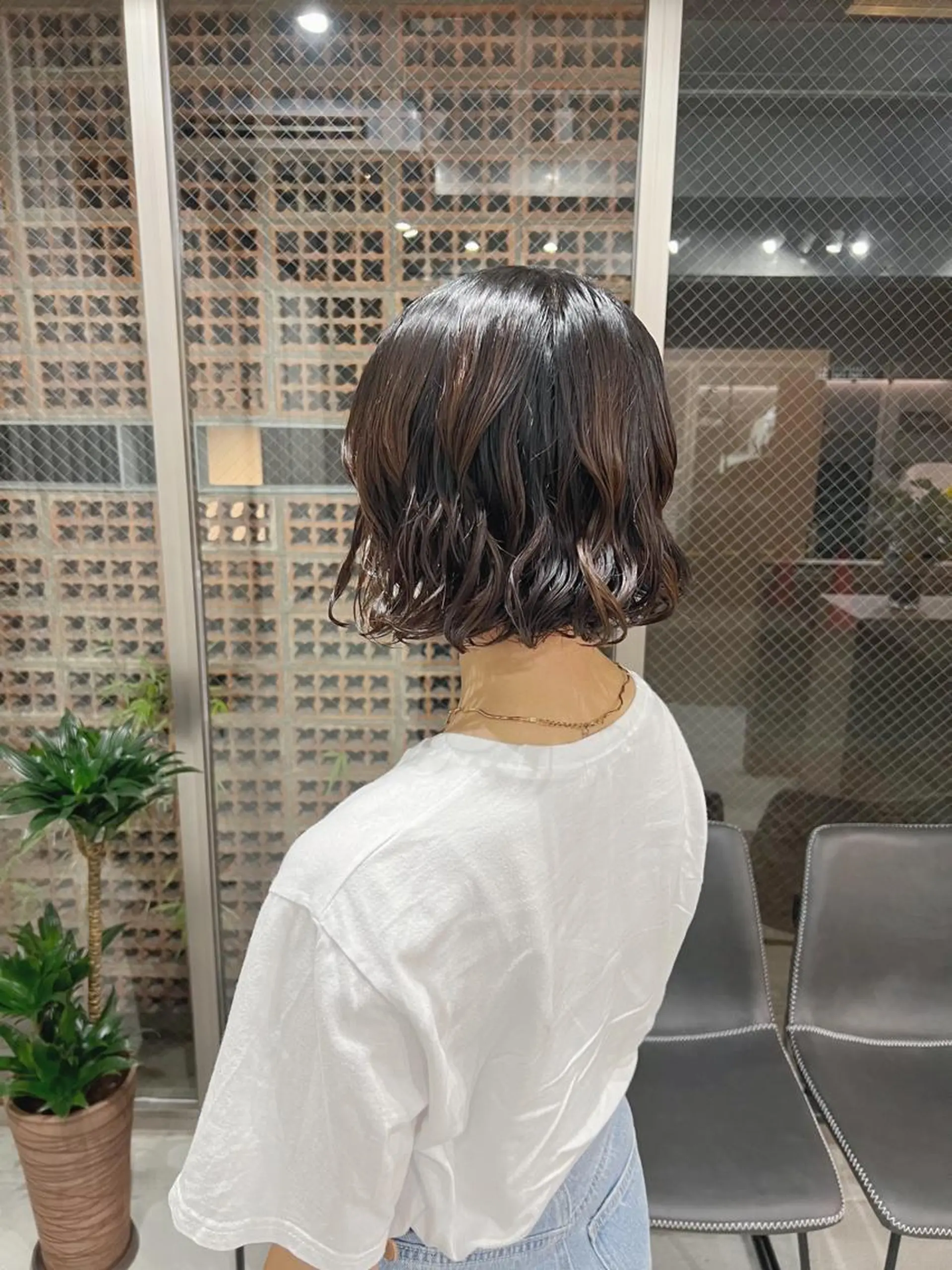 パーマ ボブパーマコテ巻き風 パーマNo1深江秀平のヘアスタイル