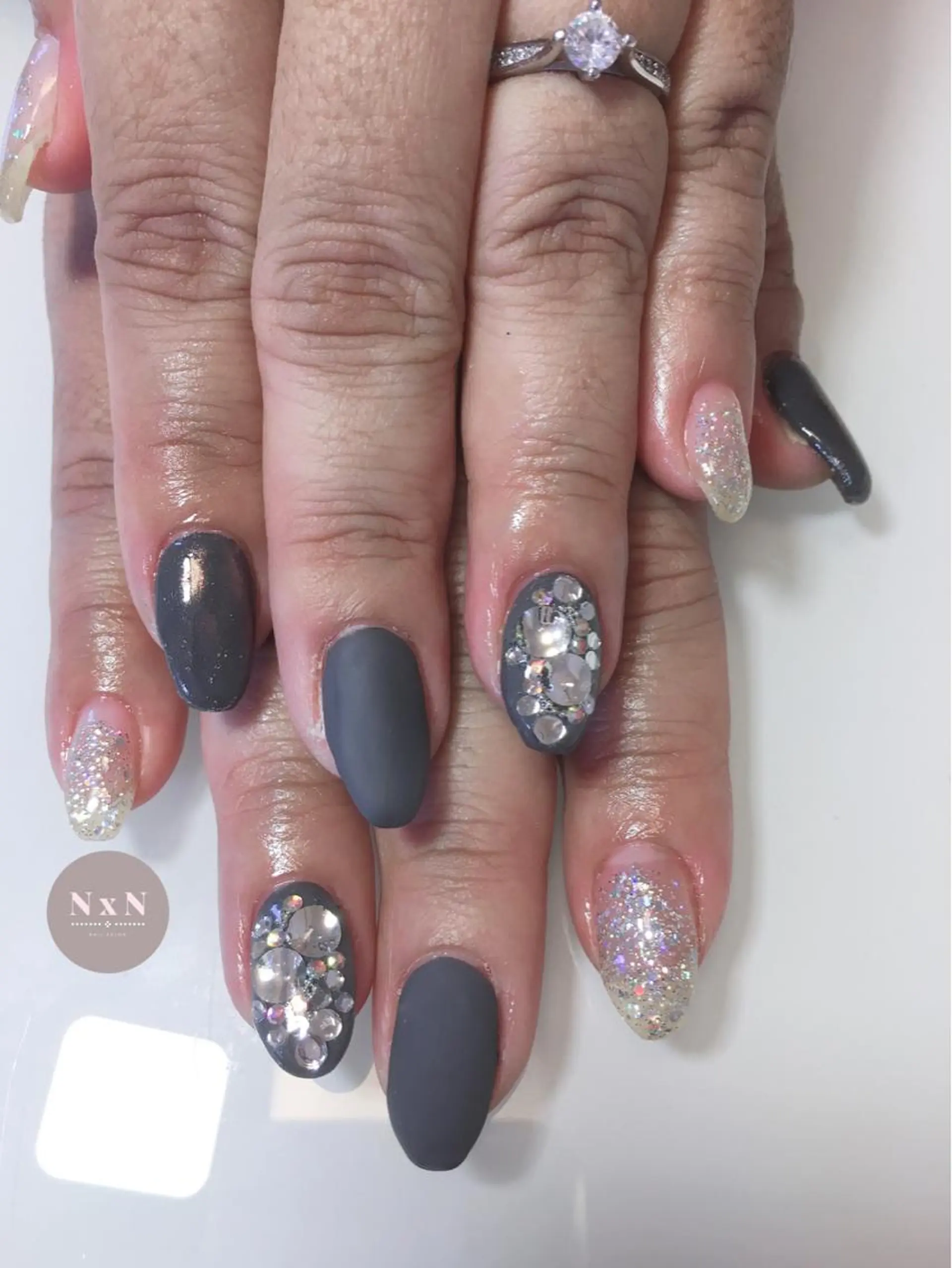 ネイル ジェルネイル ぷっくりネイル ハンドネイル nail salon N×Nのネイルデザイン