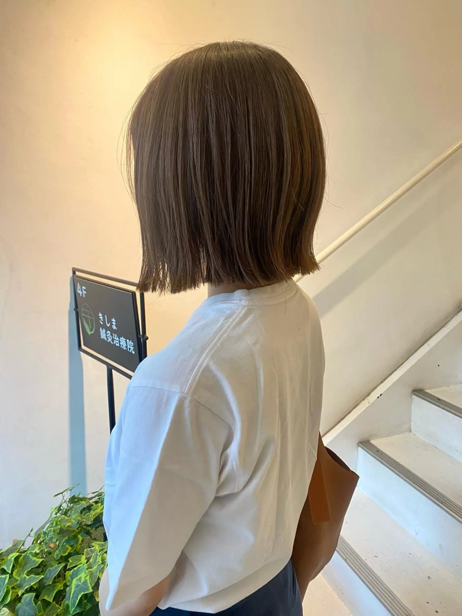 ショート カラー ベージュカラー ボブ カット ヘアカラー アオイ🩵暖色 /まろやかカラーのヘアスタイル