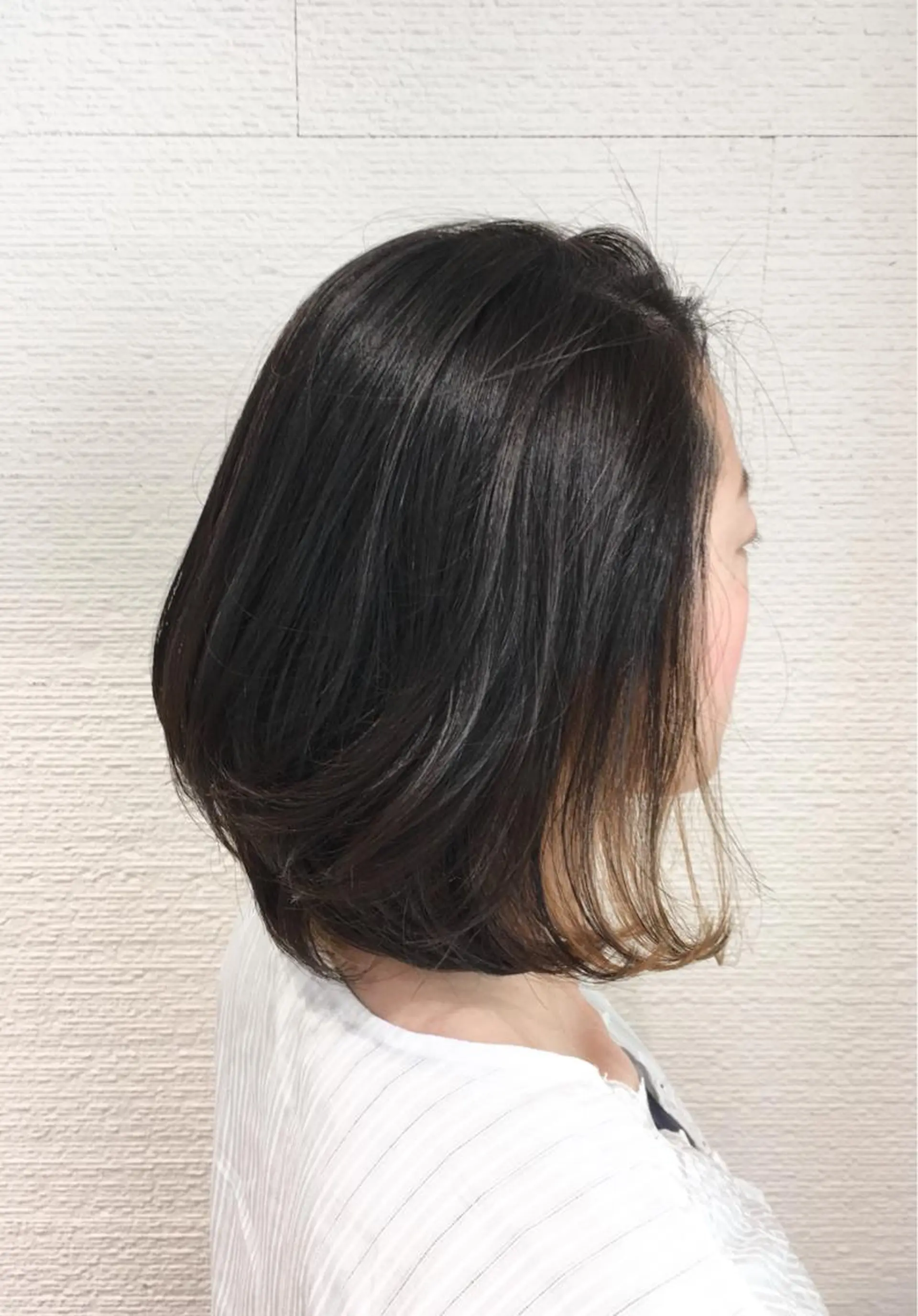 ミディアム カラー カット 縮毛矯正 Ash 武蔵境店のヘアスタイル