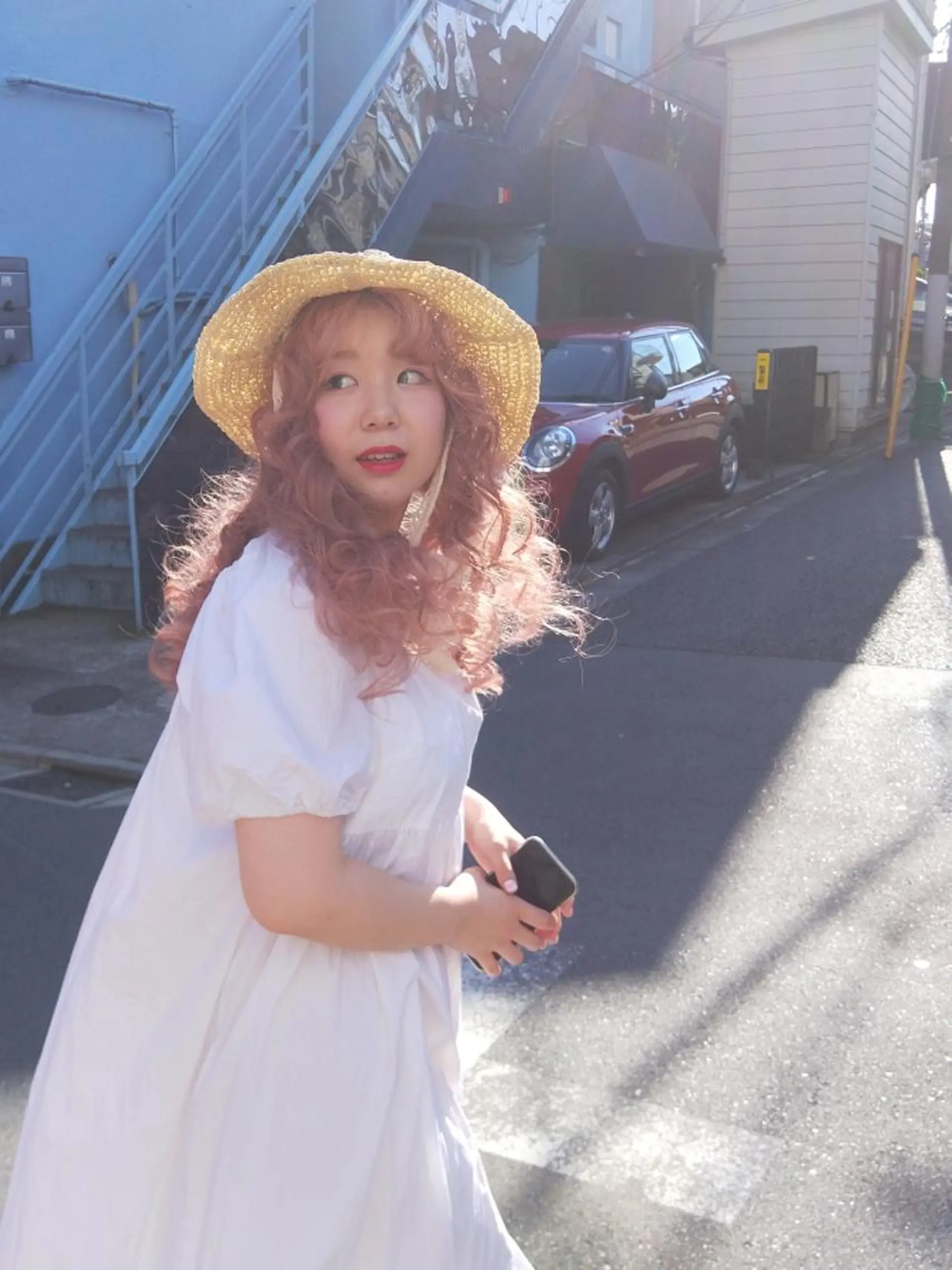 ロング カラー はばすみれ🎀ﾈｲﾙ 光ﾌｪｲｼｬﾙ ﾍｱのネイルデザイン
