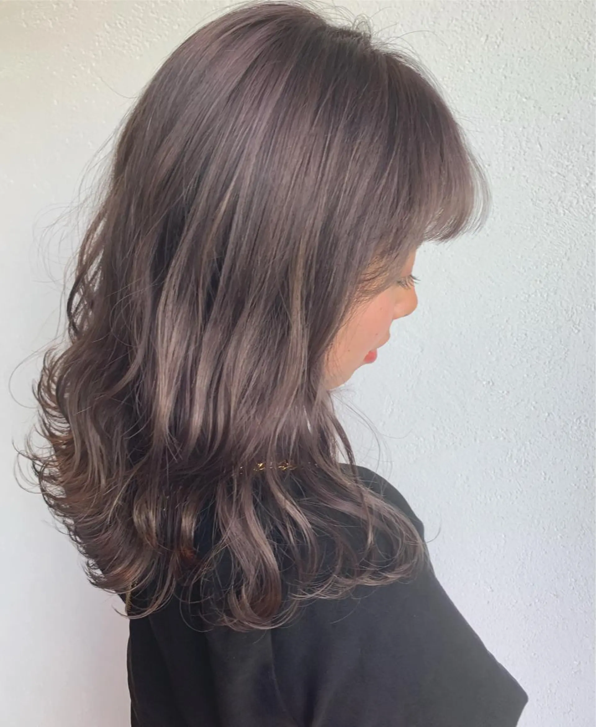 セミロング カラー ブリーチ/アレンジ 天満/chihiroのヘアスタイル