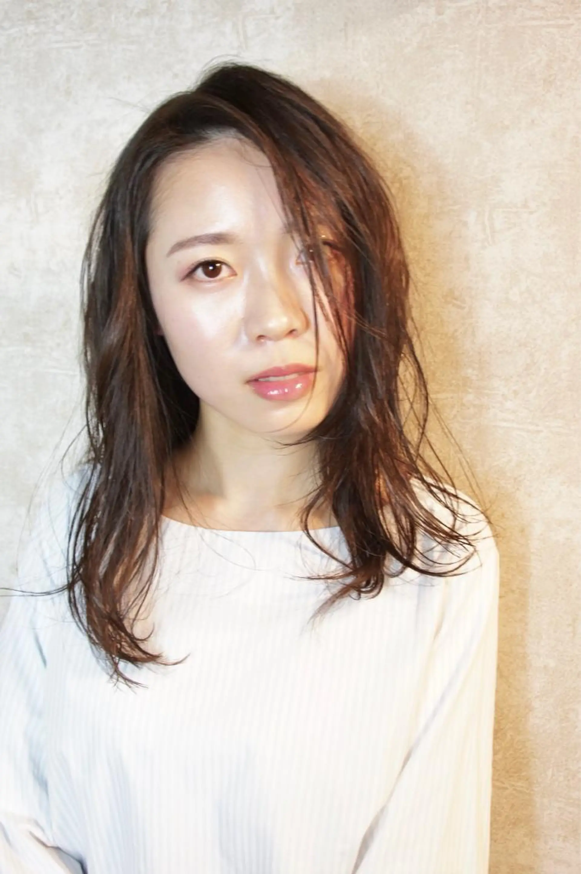 セミロング 小島 勤夢のヘアスタイル