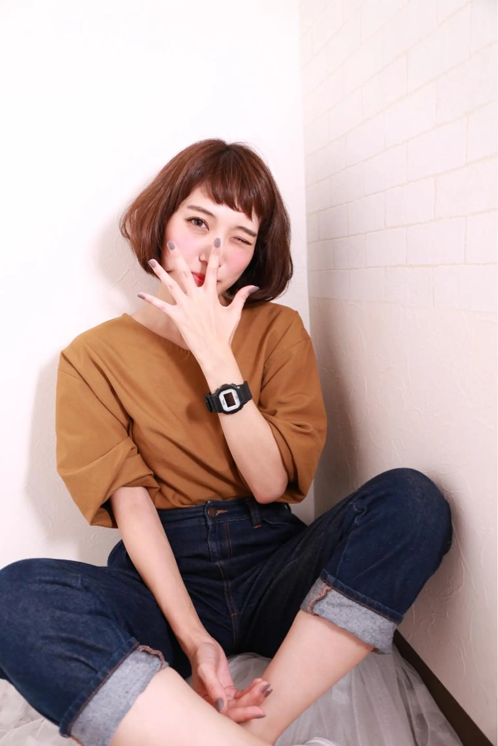 ショート ミディアム IVY joure Suzu.のヘアスタイル