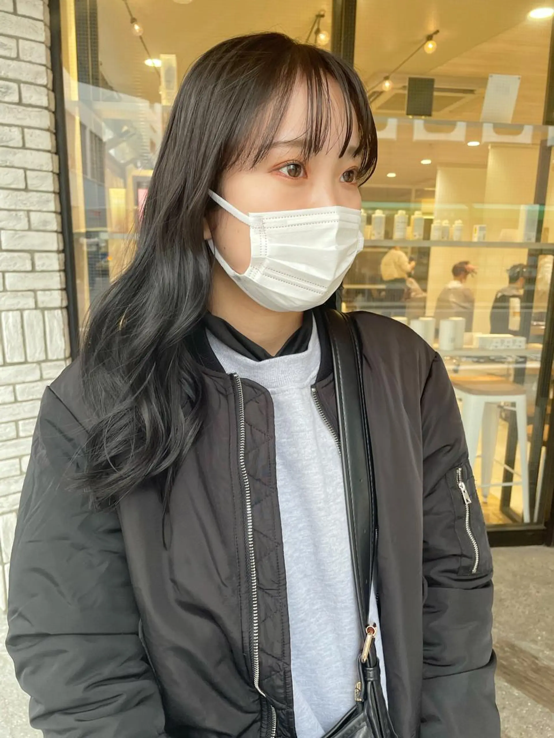 ロング 縮毛矯正 トリートメント haru/レイヤー/ ウルフのヘアスタイル