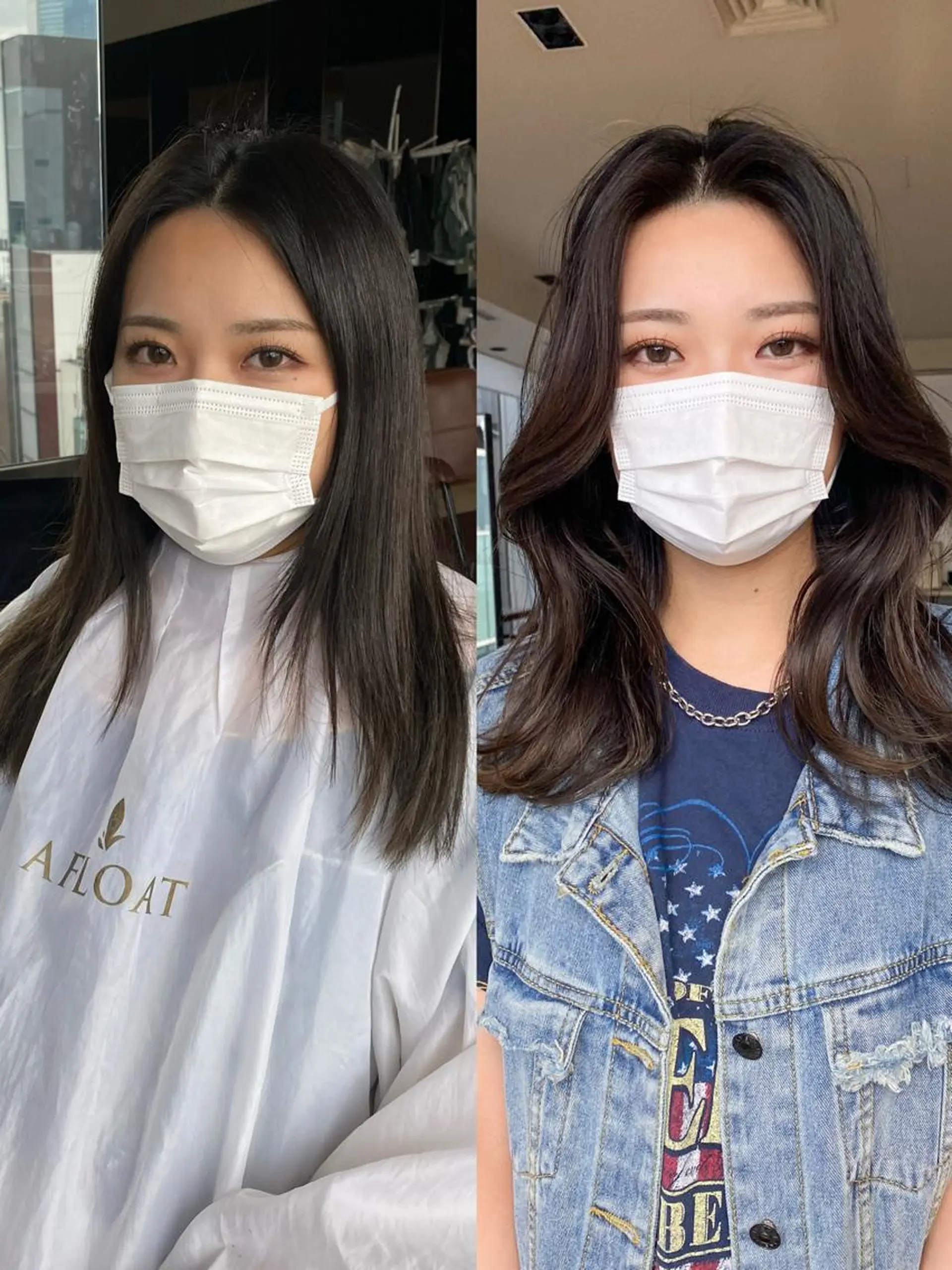 セミロング くびれヘア 顔周りカット 小顔カット トリートメント 【1日2名様限定】 AFLOAT白川雄副のヘアスタイル