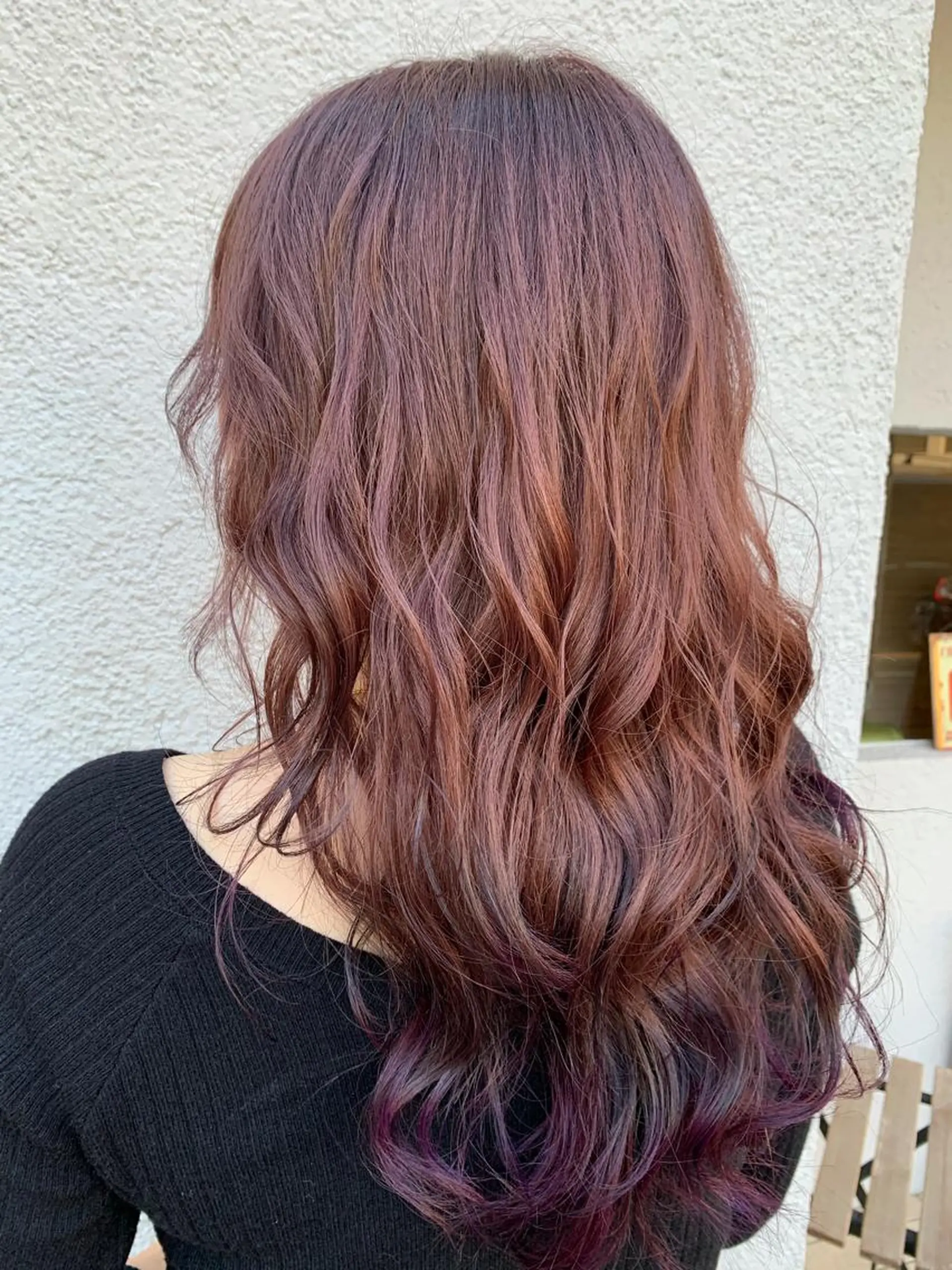 ロング カラー 和泉 沙綾のヘアスタイル