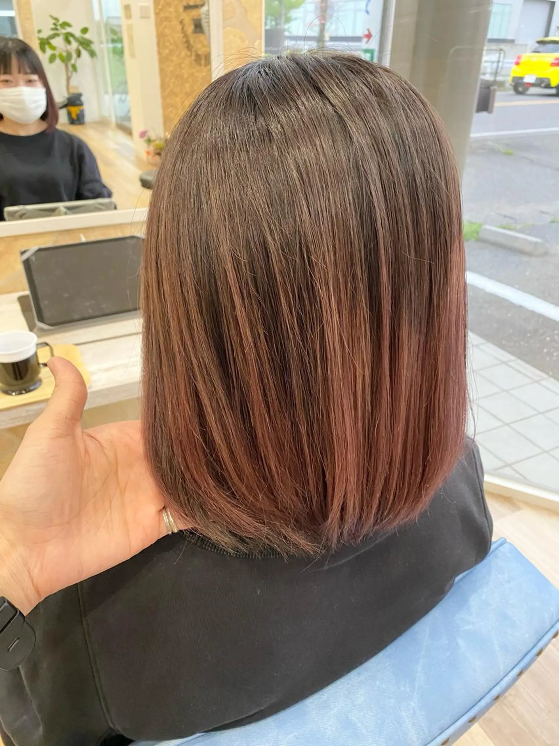 ショート ケアブリーチ 黒瀬有汰のヘアスタイル
