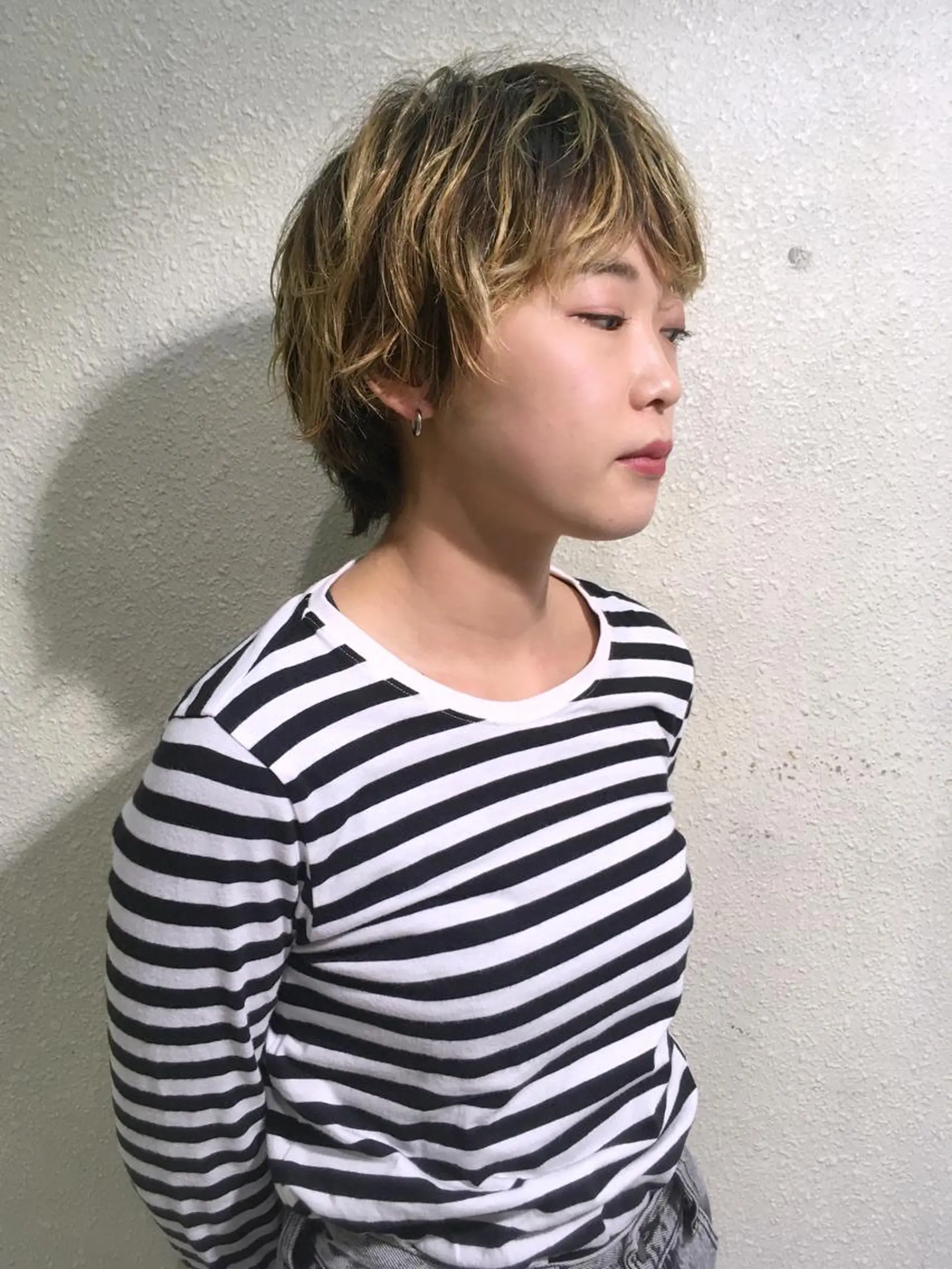 ショート ショートヘア カット パーマ ヨナイ チヒロのヘアスタイル