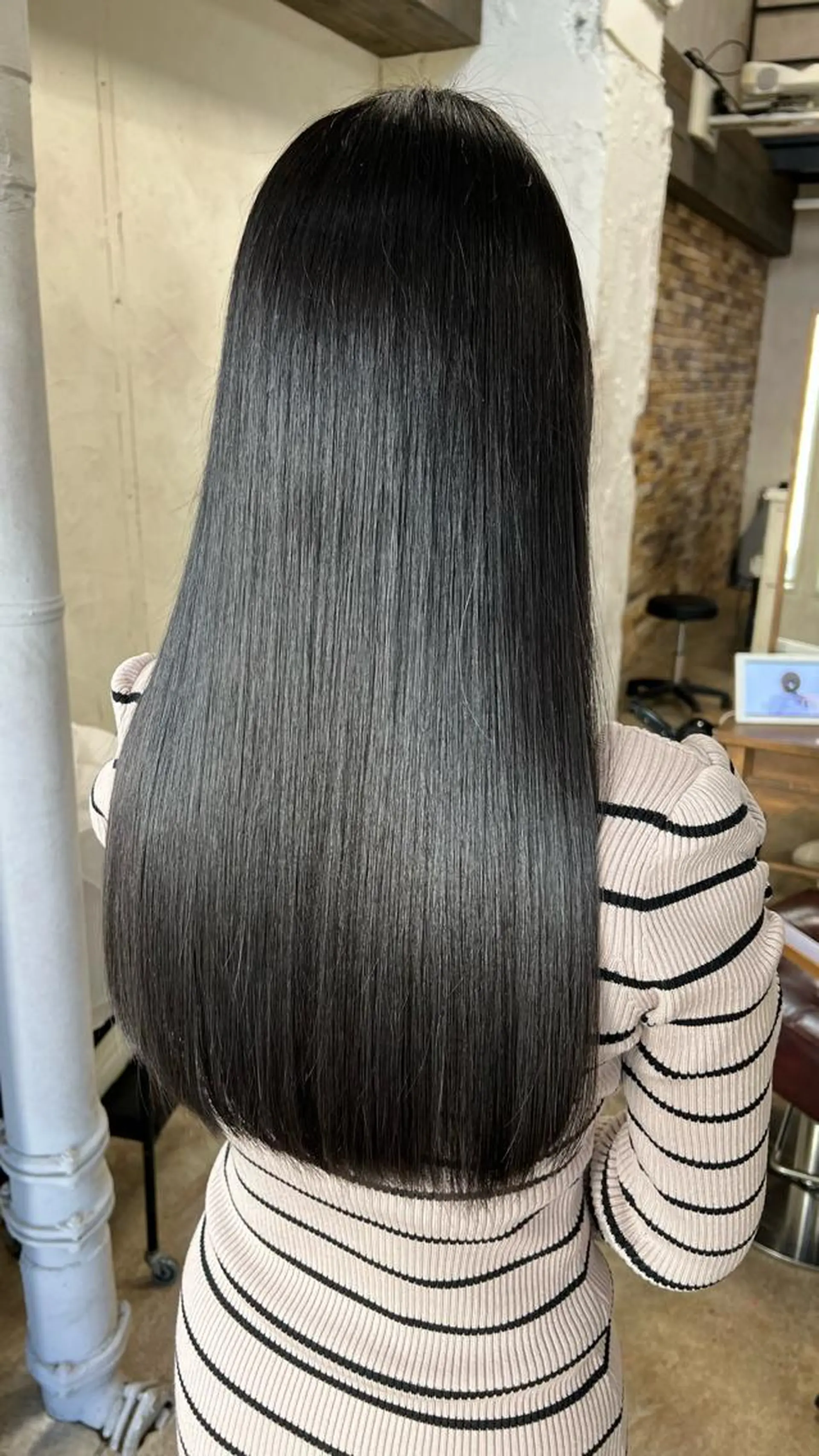 ロング 縮毛矯正 ✨ブリーチなしカラー ×髪質改善✨松村 潤のヘアスタイル