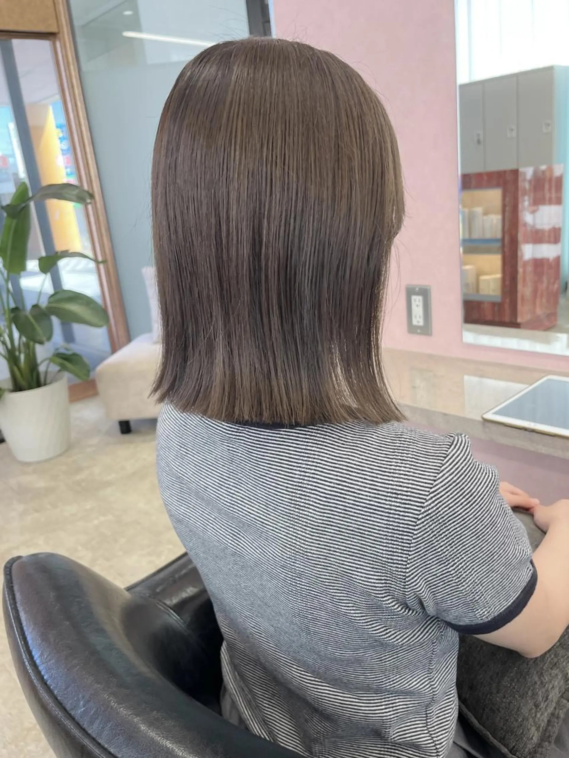 セミロング 縮毛矯正 トリートメント MATTY rioのヘアスタイル