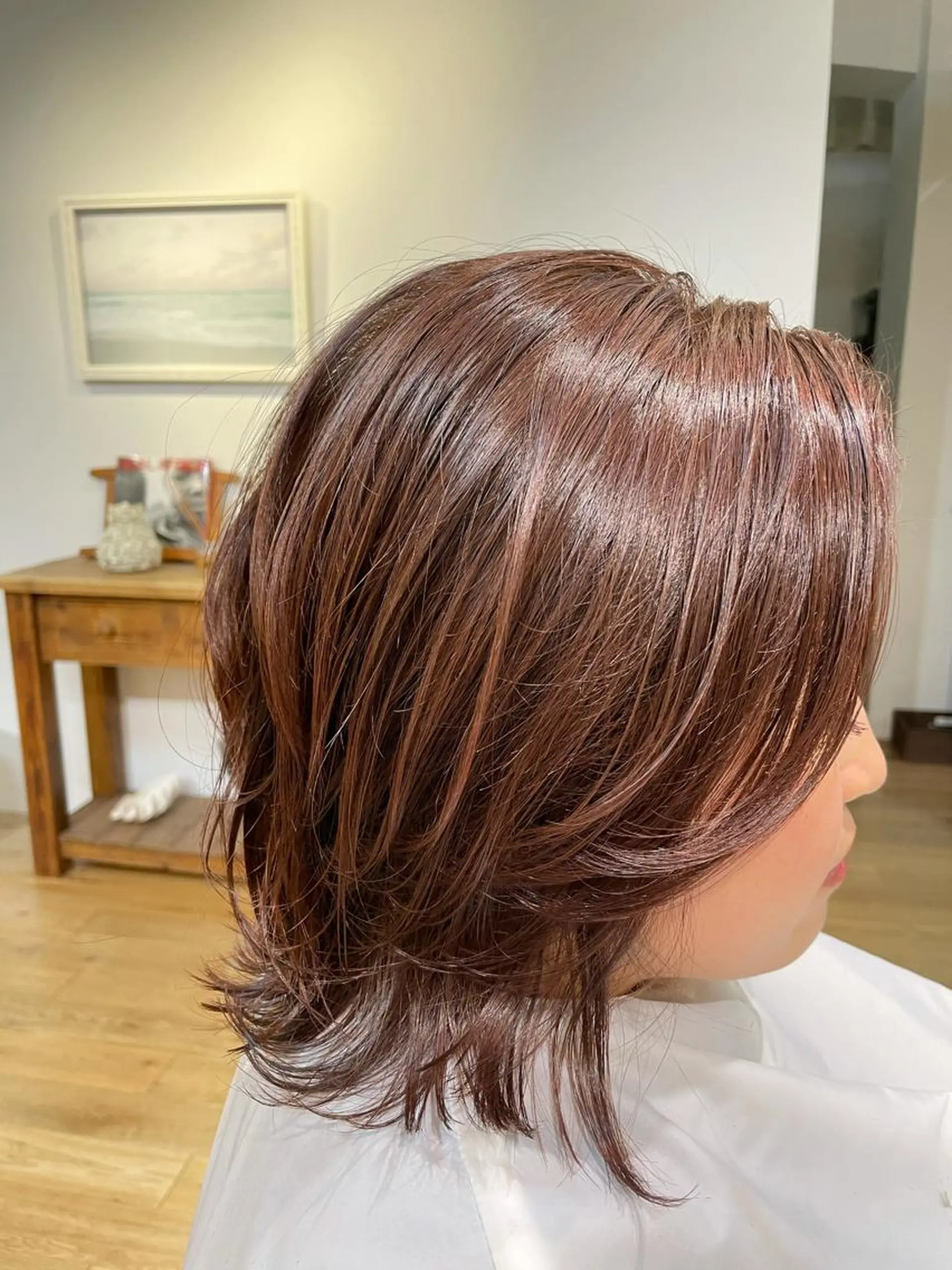 ミディアム カラー 齋藤 巧のヘアスタイル