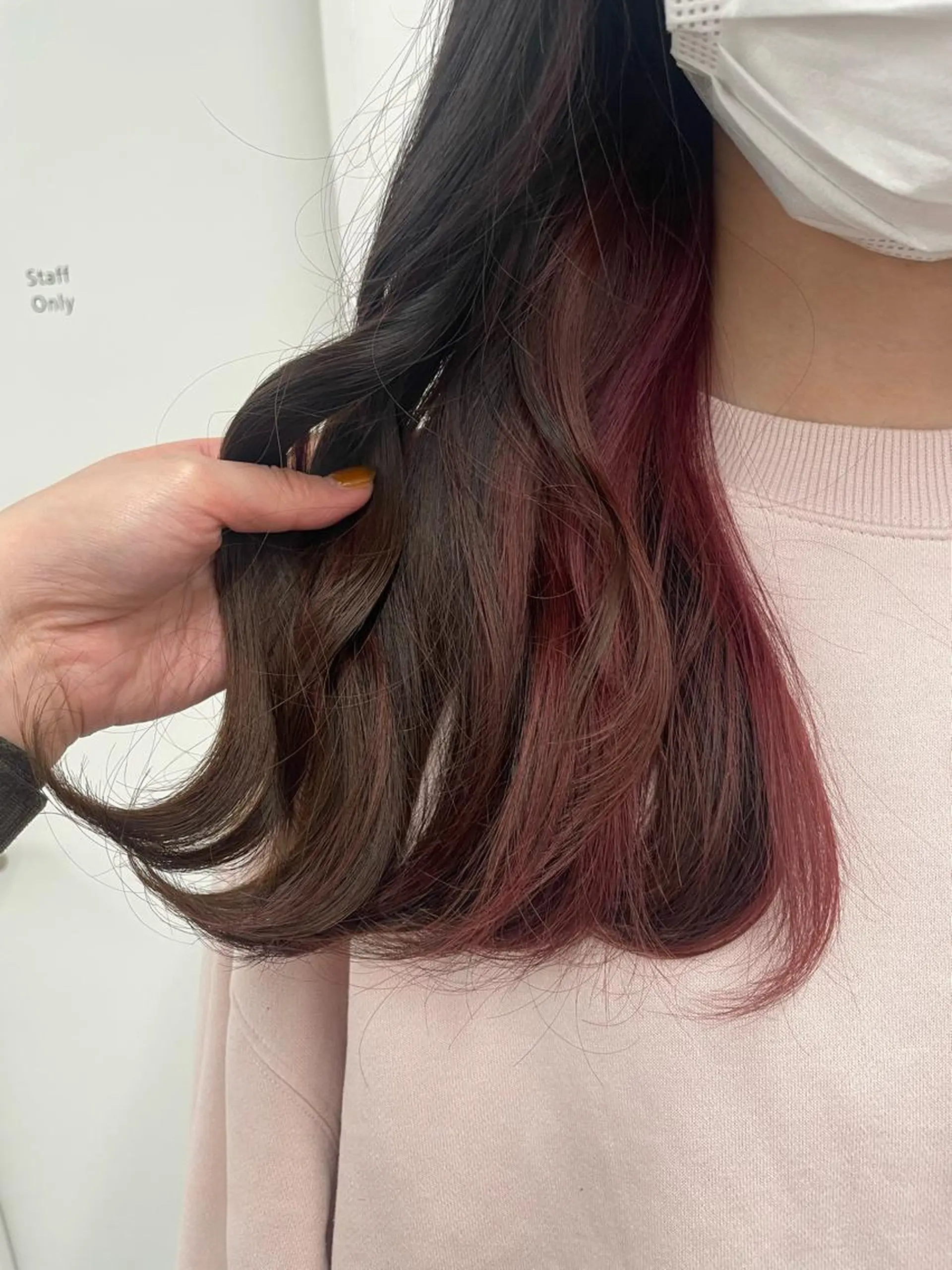 ロング カラー 愛結 暖色カラー🎀🩰のヘアスタイル