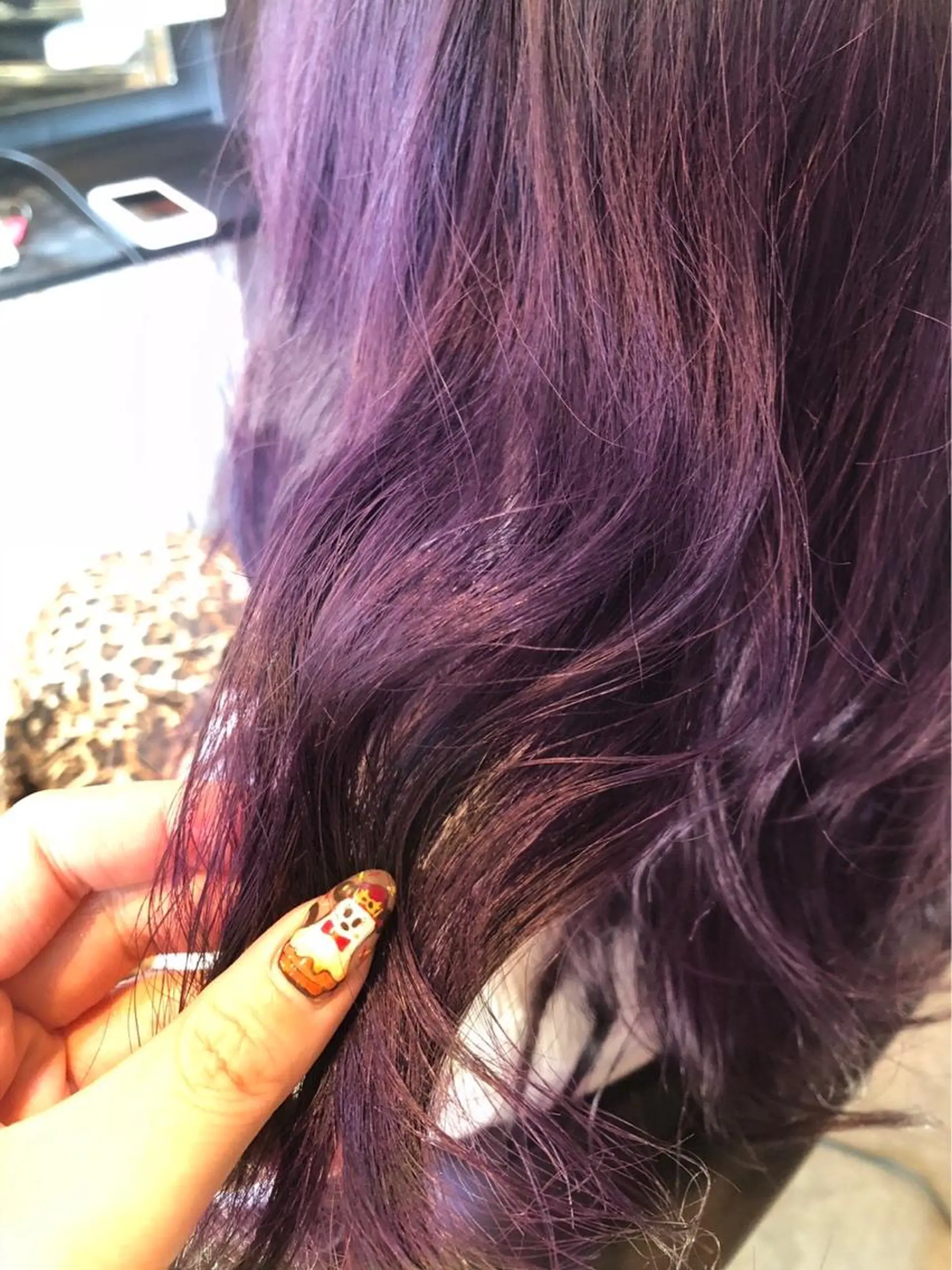 ロング 金澤 愛のヘアスタイル