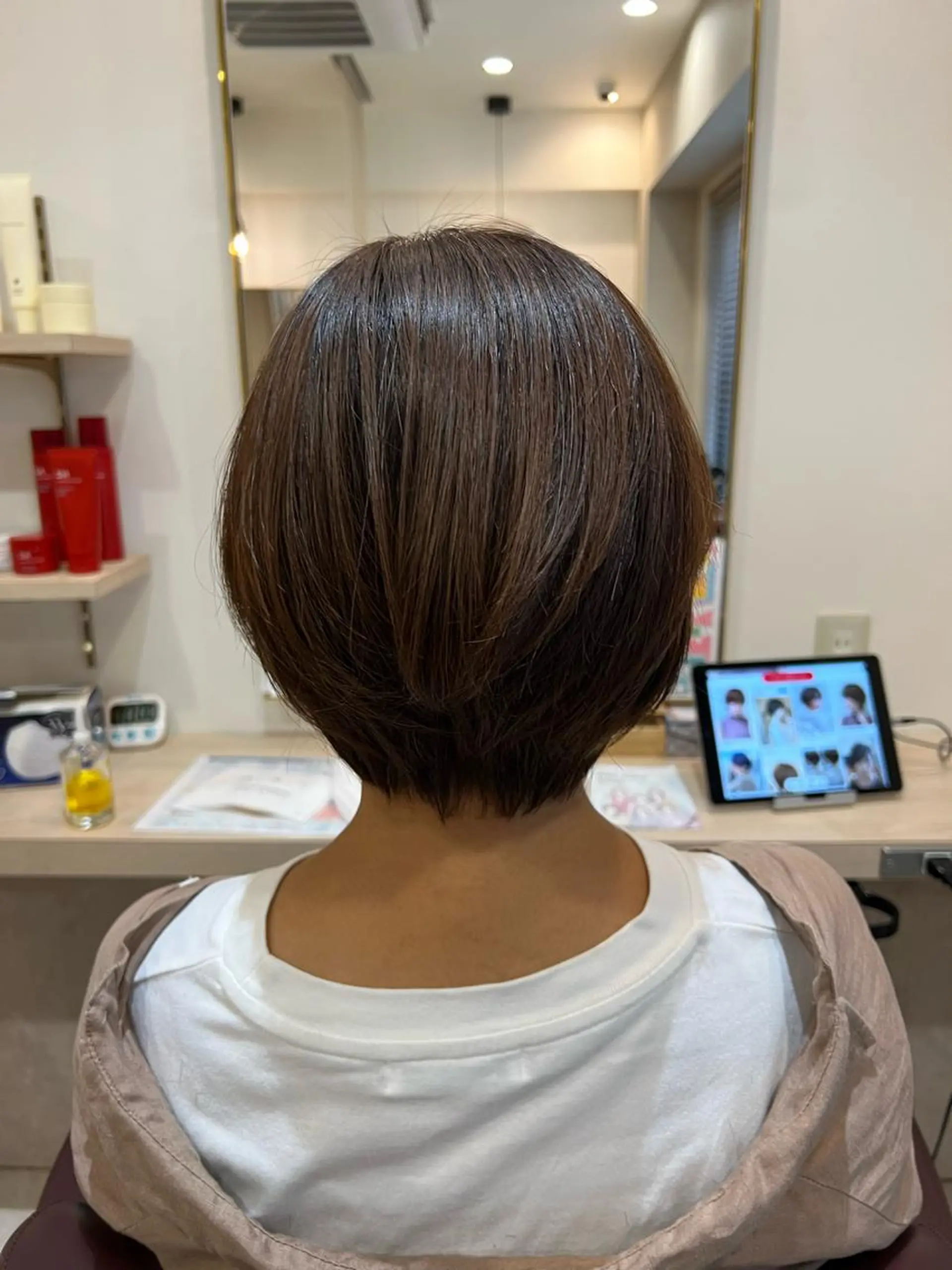 ショート カラー カット トリートメント 三好 聡玄のヘアスタイル