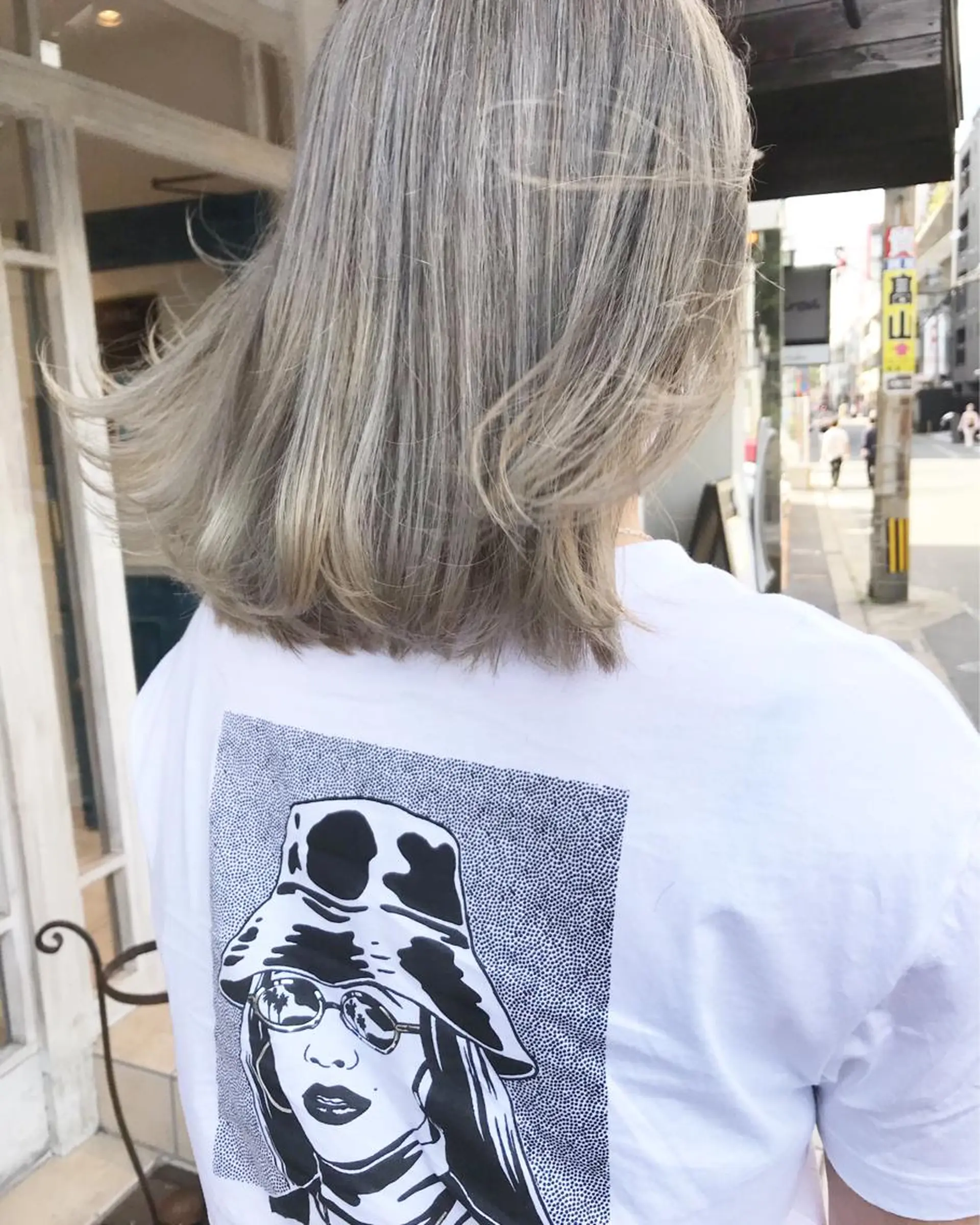 ミディアム カット ヘアカラー トリートメント Musiiik hairのヘアスタイル